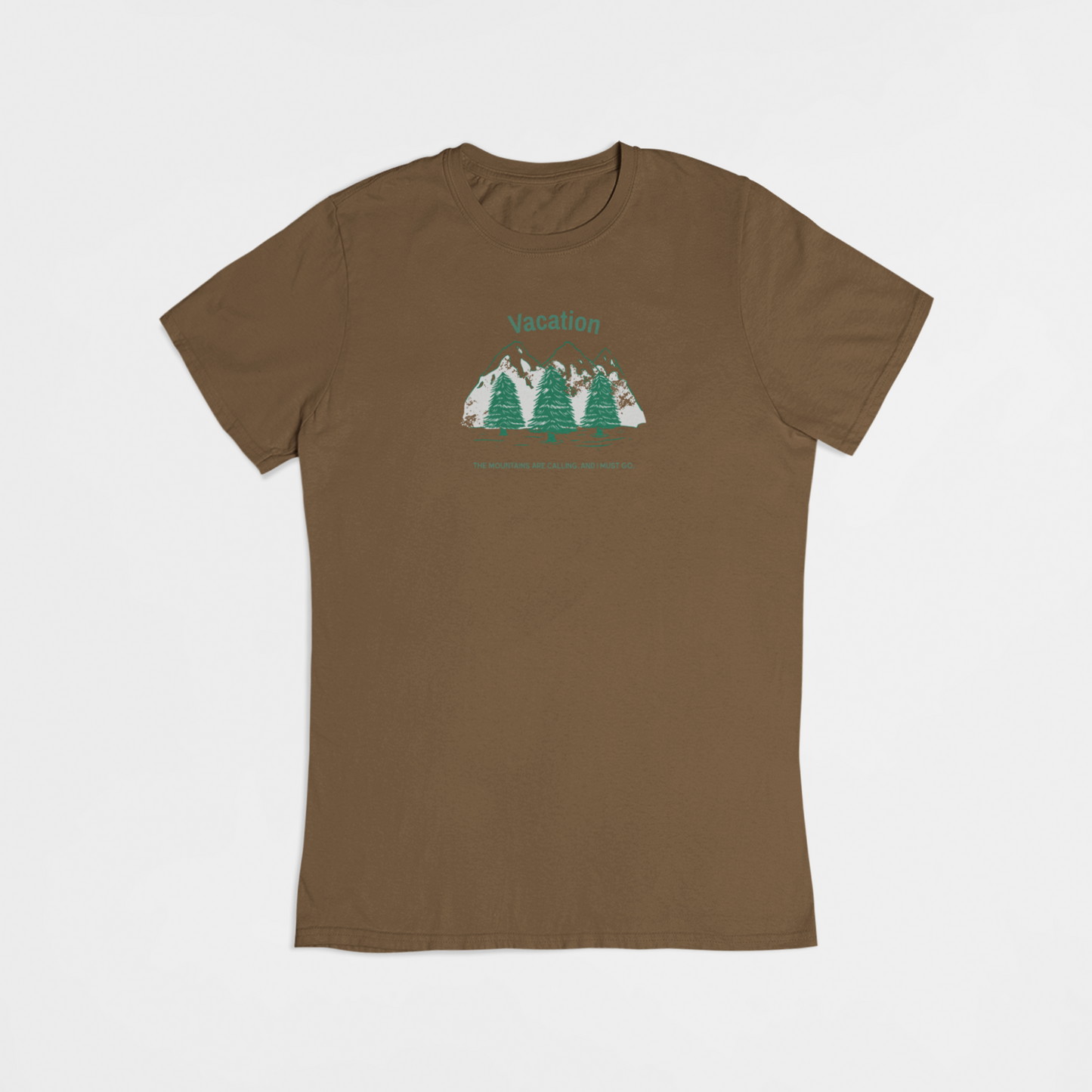 Bjergvandring  - T-shirt - Coolshirts.dk