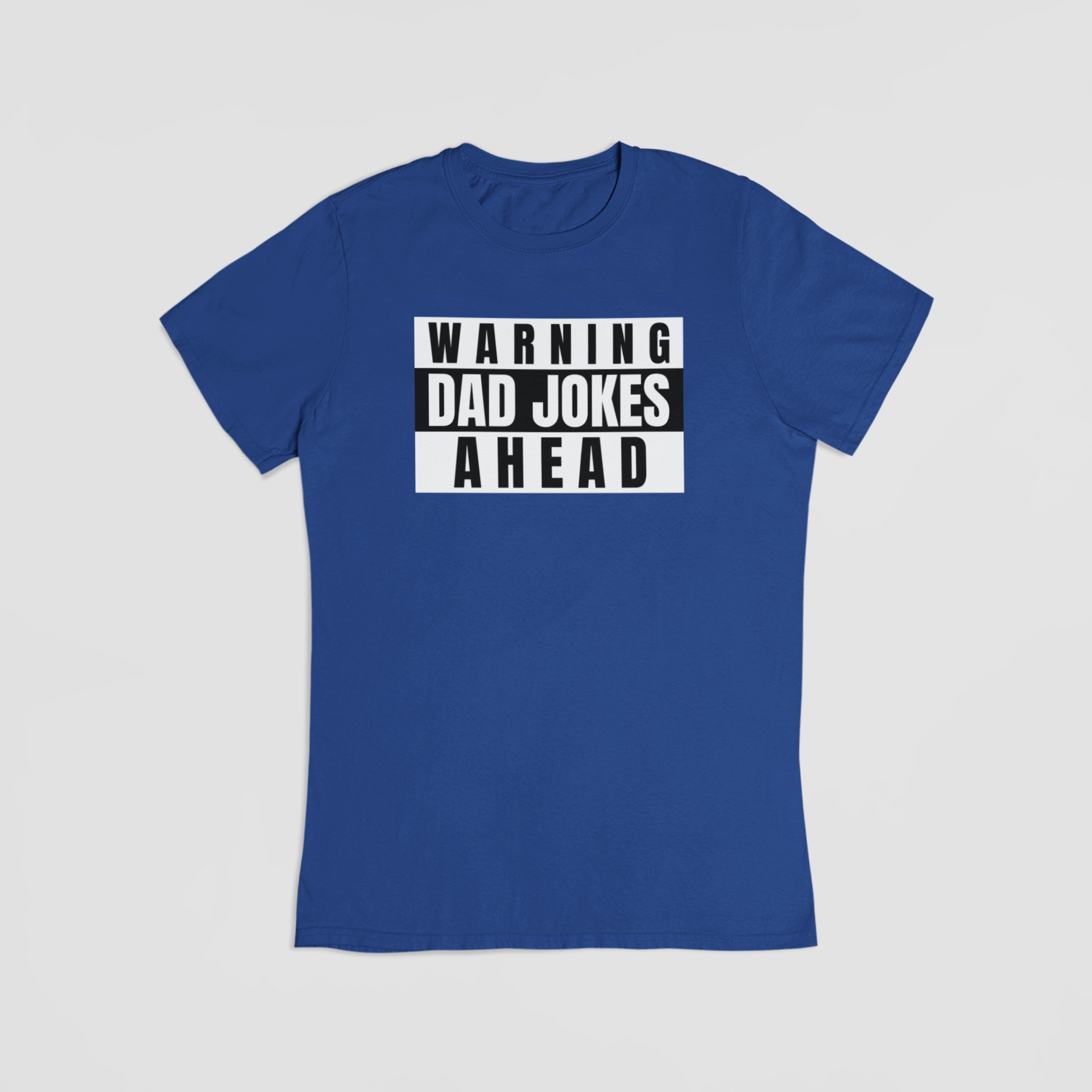 Fars Dag – “Warning: Dad Jokes Ahead” - T-shirt - Coolshirts.dk