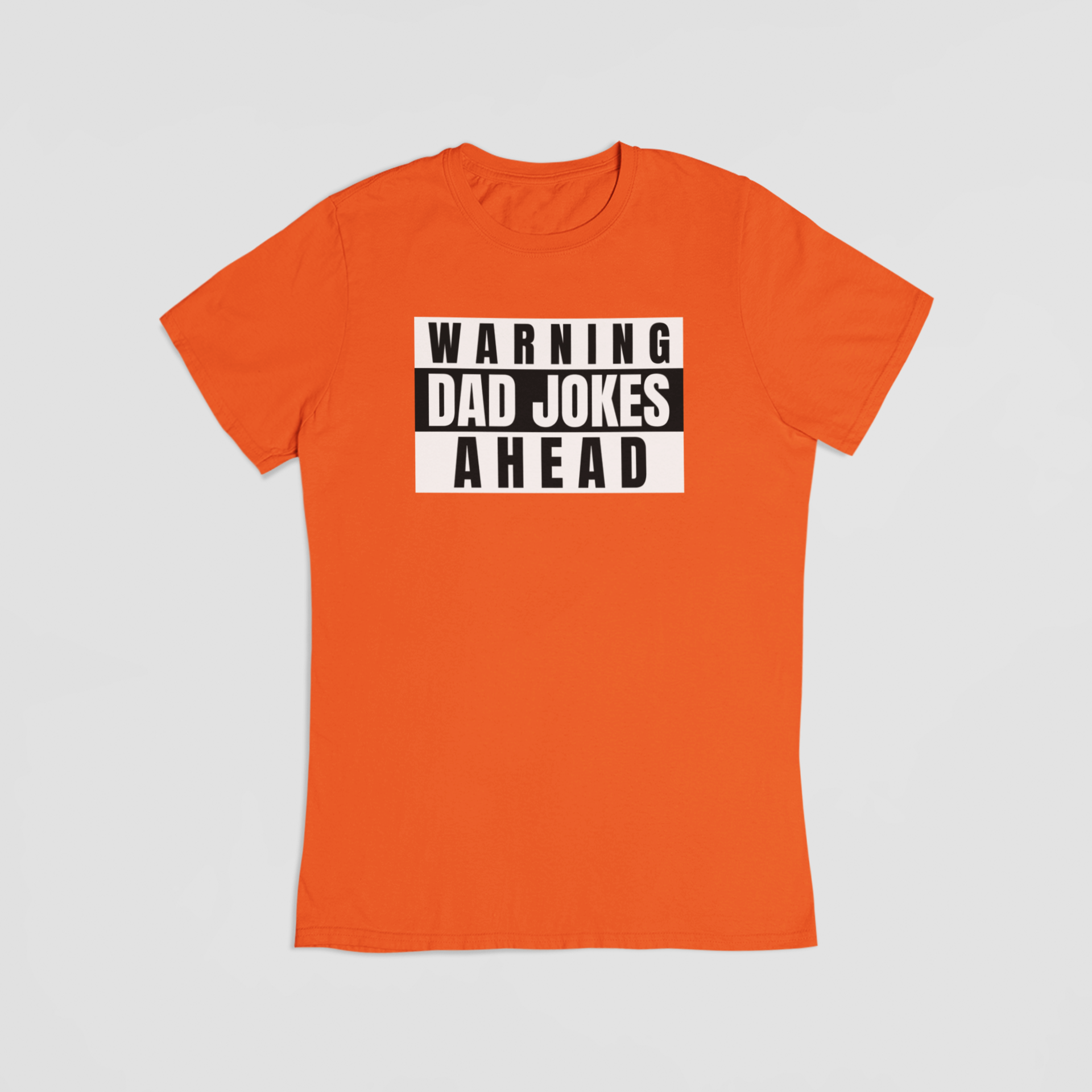 Fars Dag – “Warning: Dad Jokes Ahead” - T-shirt - Coolshirts.dk