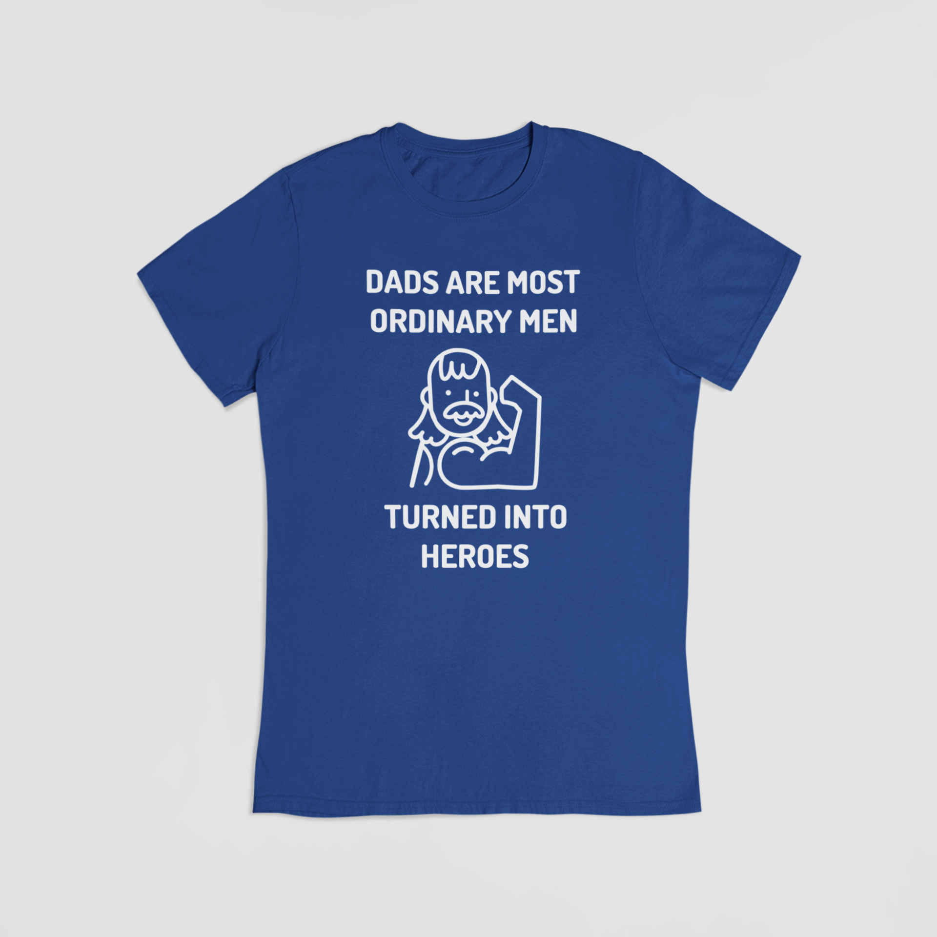 blå fars dag t-shirt