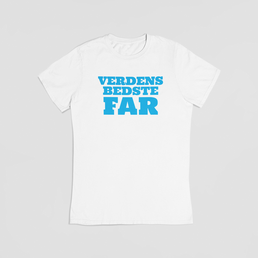 Verdens Bedste Far hvid T-shirt