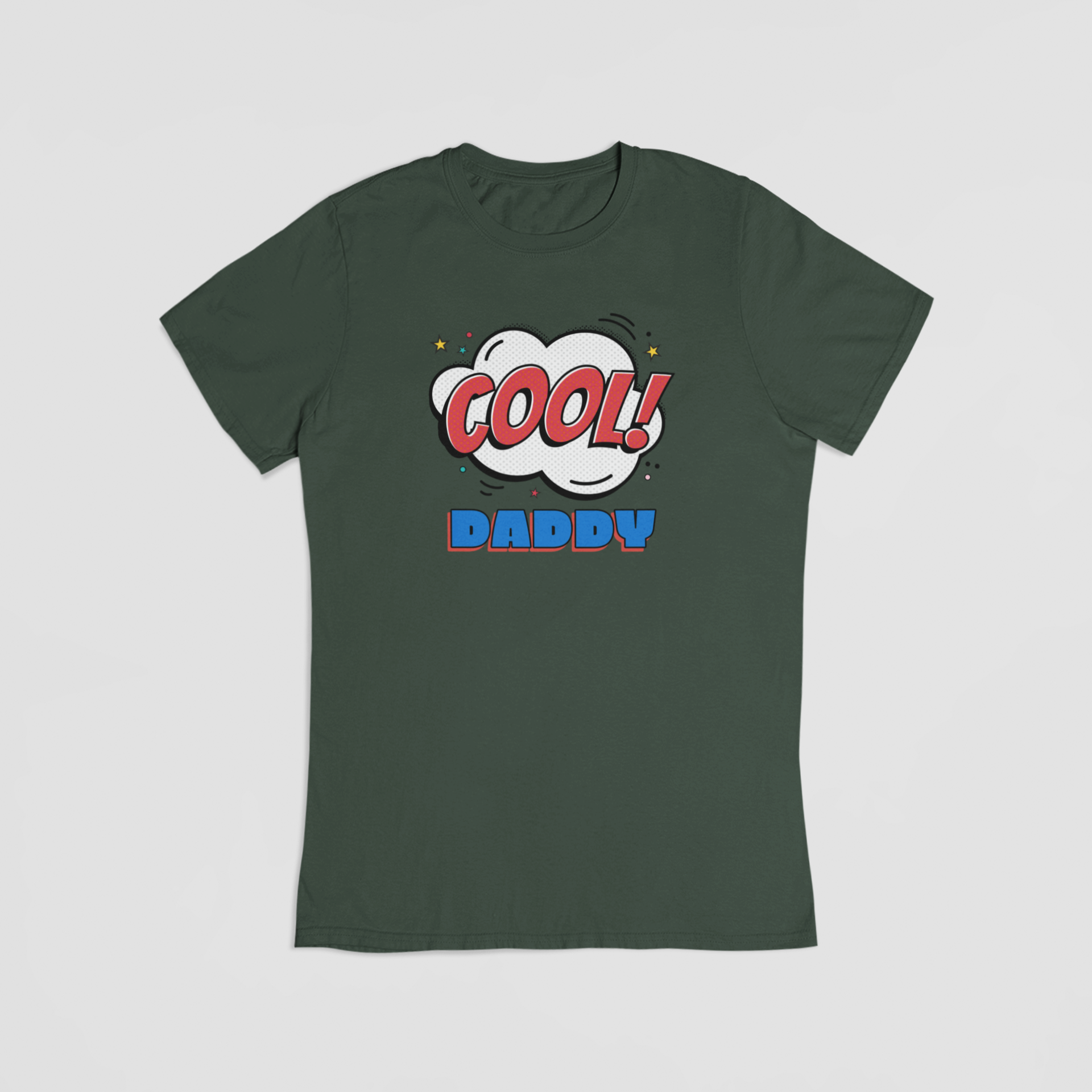 Cool daddy grøn T-shirt