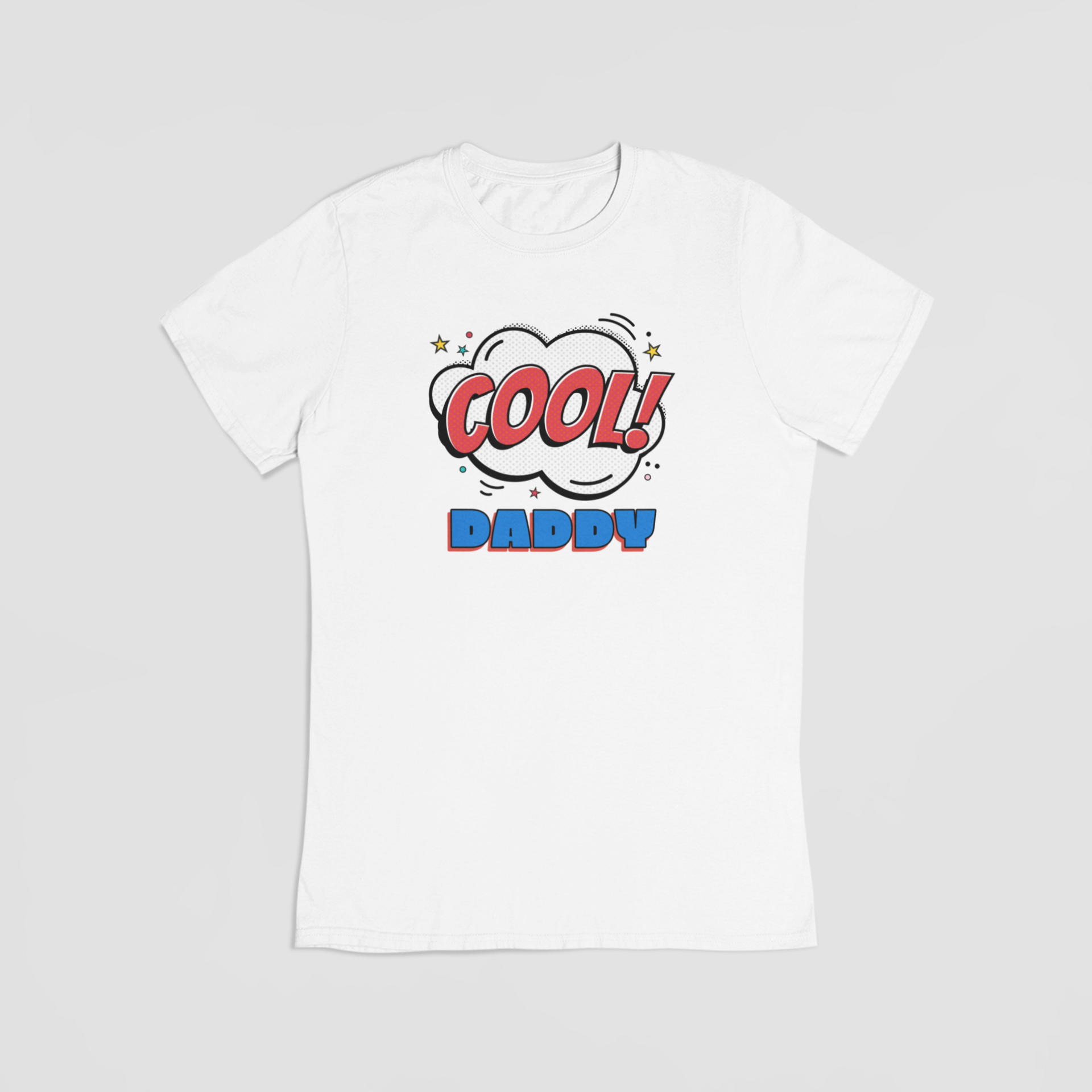 Cool daddy hvid T-shirt