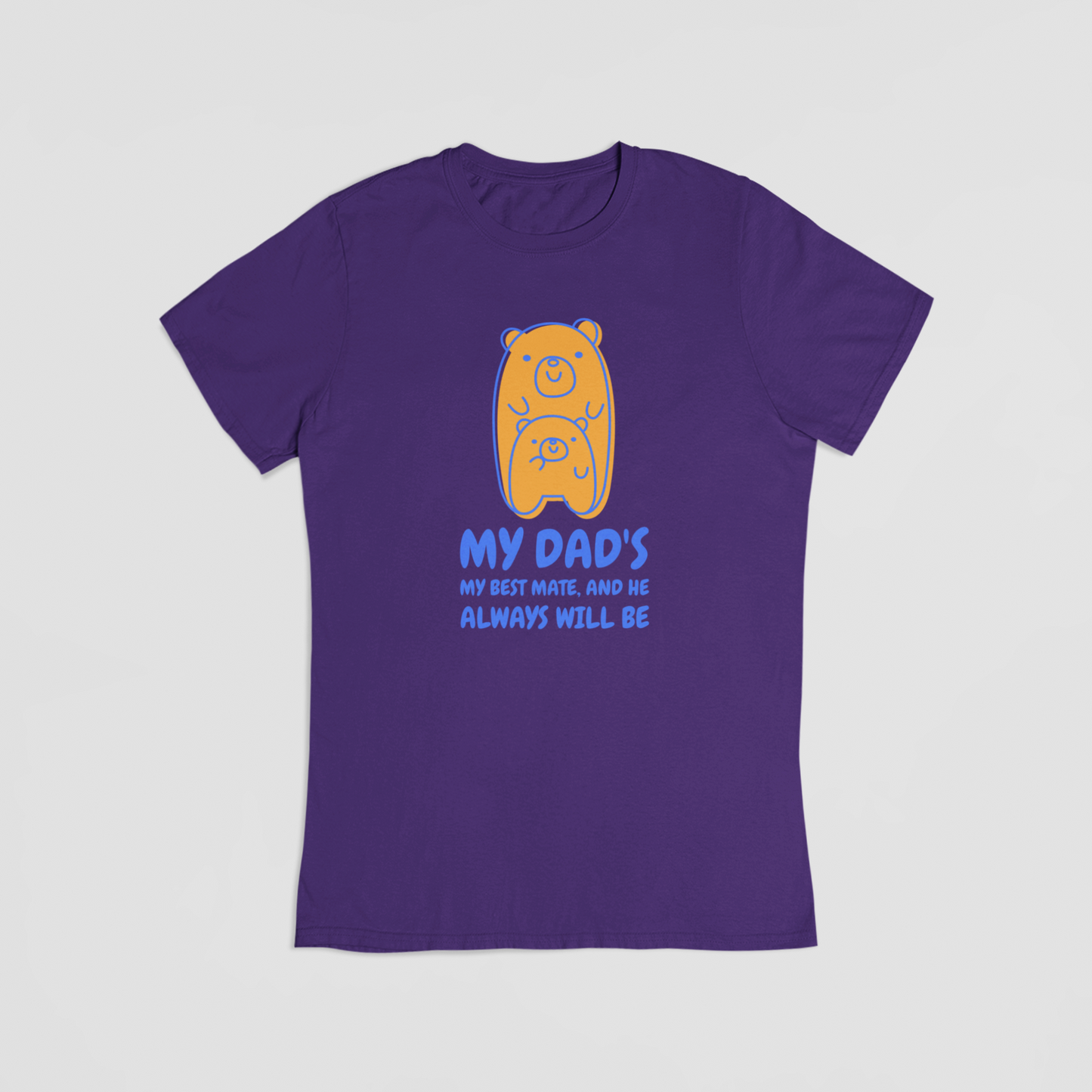 Min far er min bedste ven lilla T-shirt