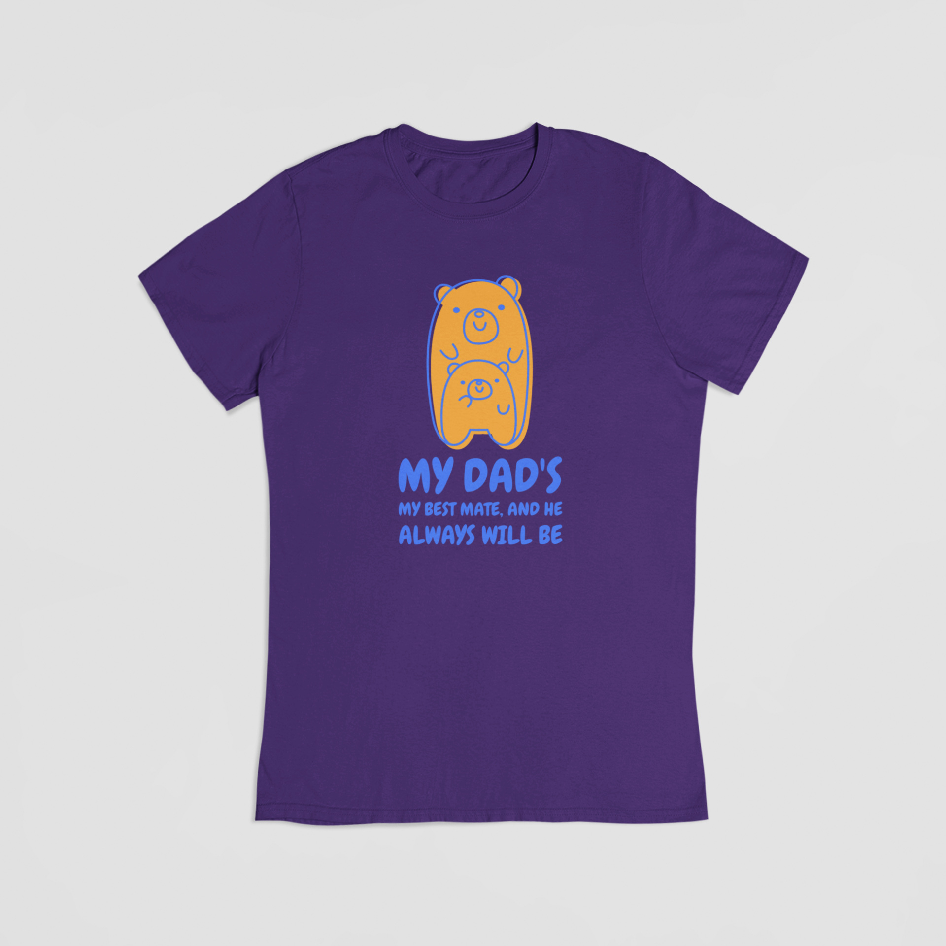 Min far er min bedste ven lilla T-shirt