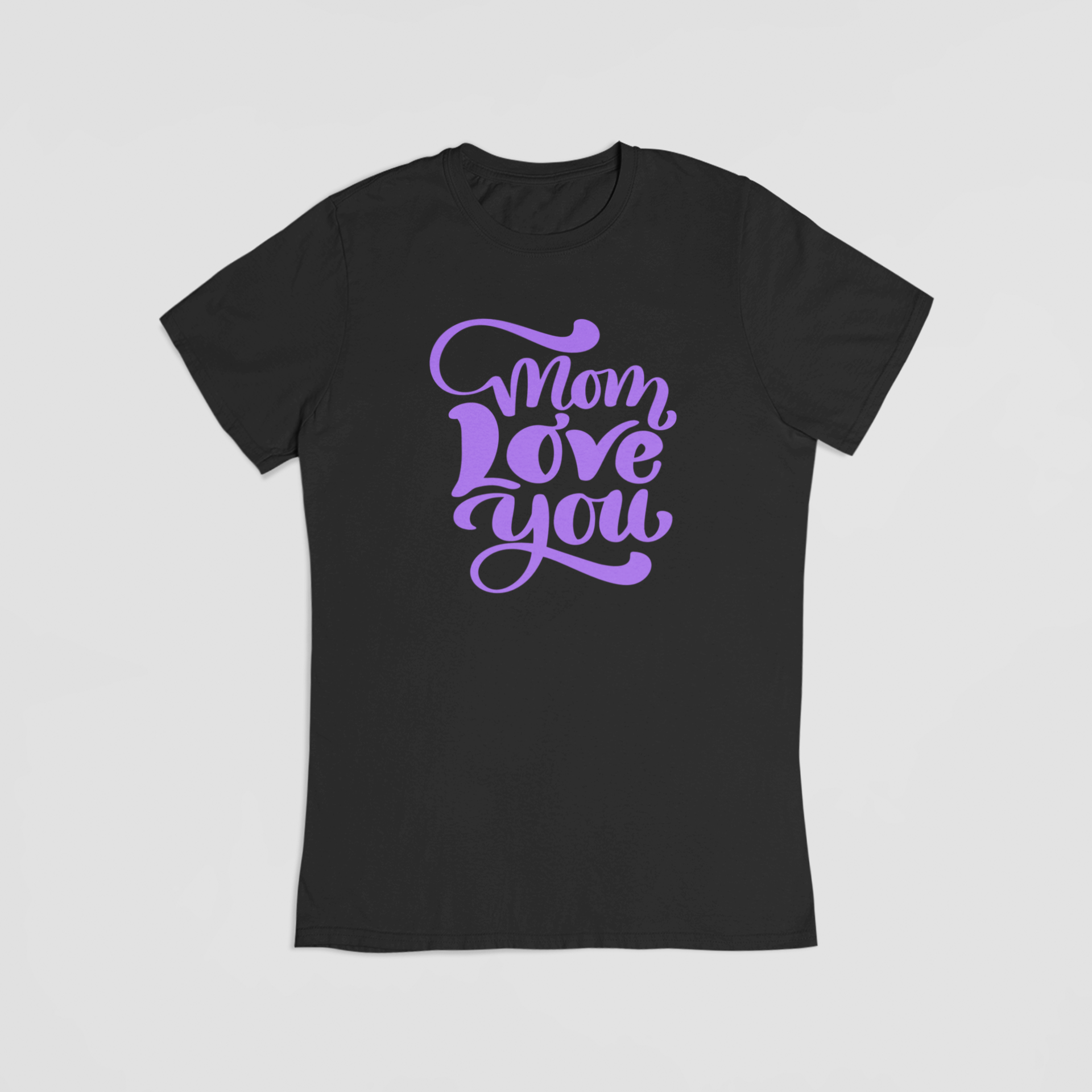 Mom Love You - T-shirt - Coolshirts.dk