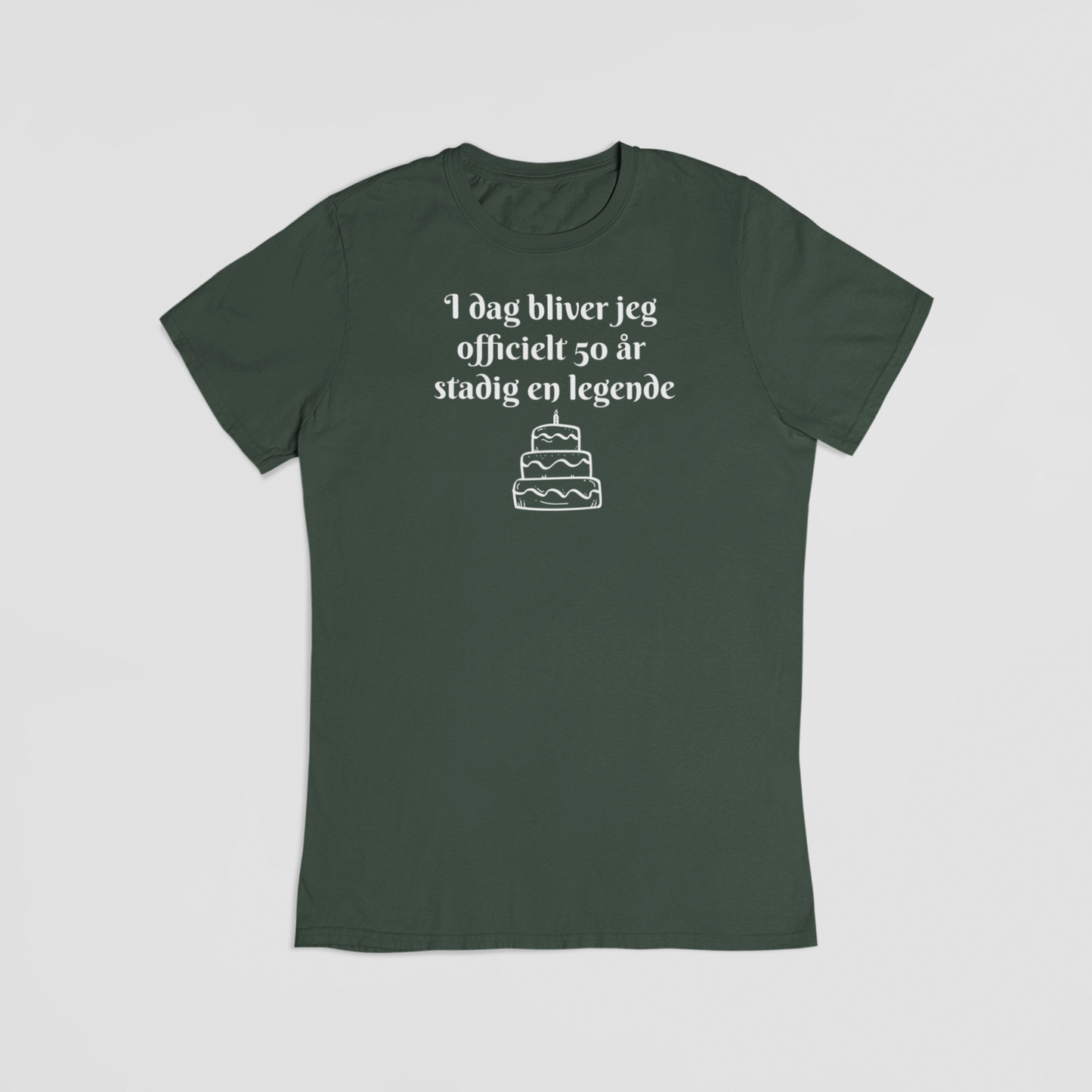 Stadig en legende 50 års fødselsdag - T-shirt - Coolshirts.dk