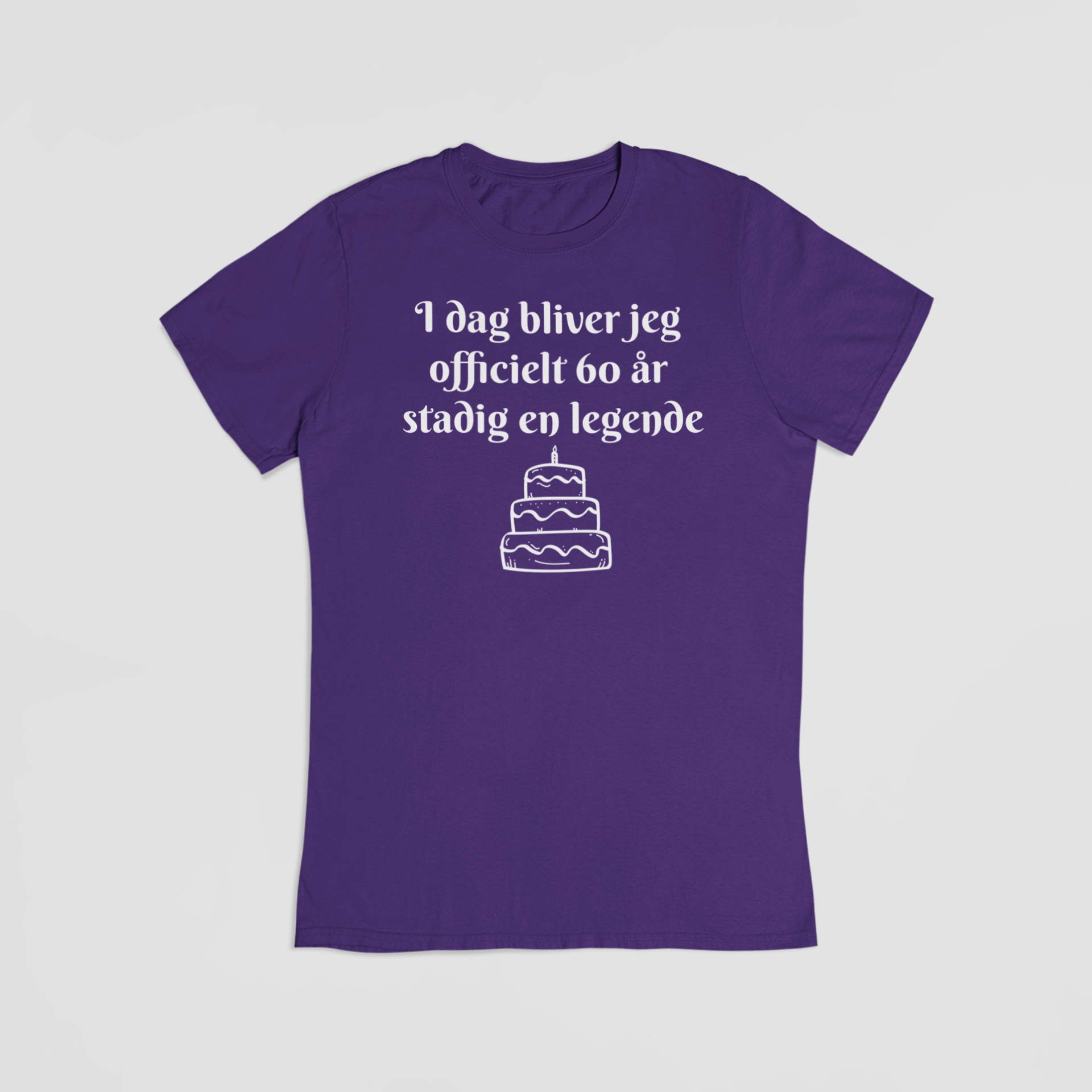 Stadig en legende 60 års fødselsdag lilla T-shirt