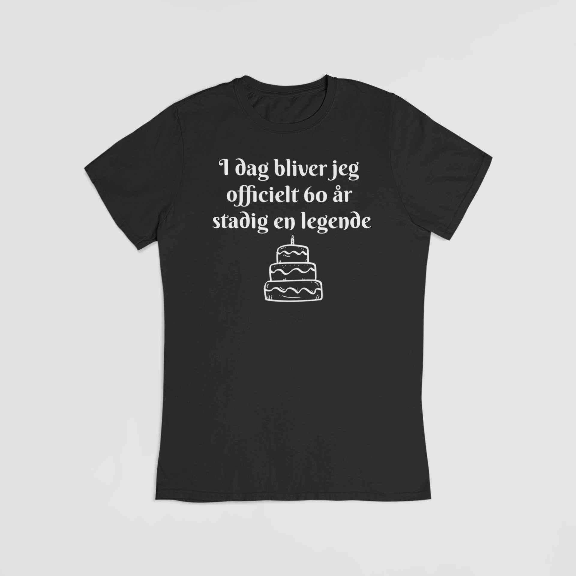 Stadig en legende 60 års fødselsdag sort T-shirt