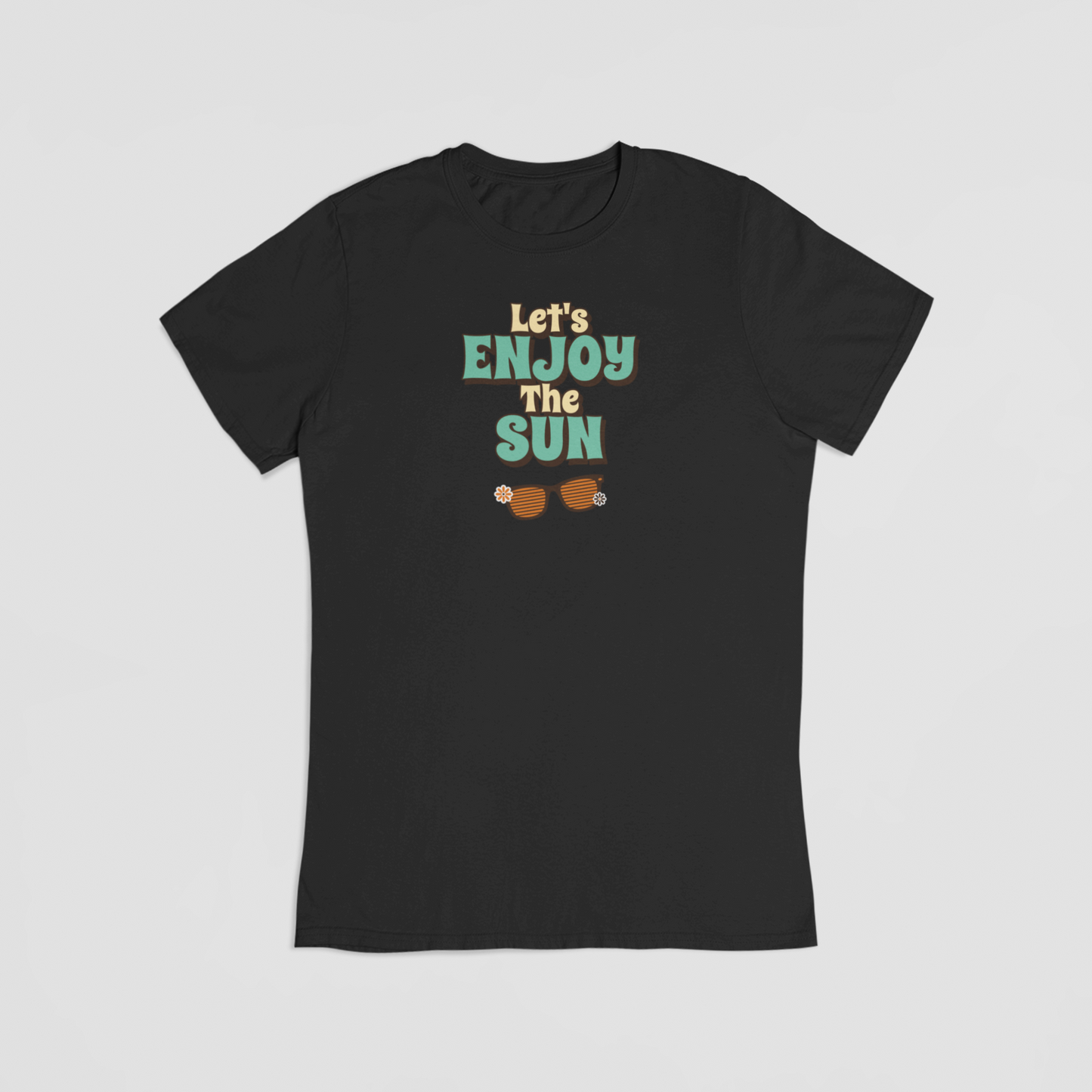 Let’s Enjoy the Sun sort T-shirt
