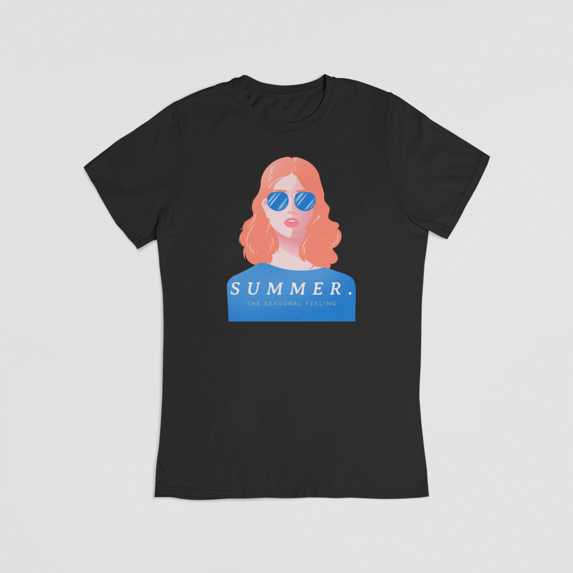 Summer the seasonal feeling sort T-shirt