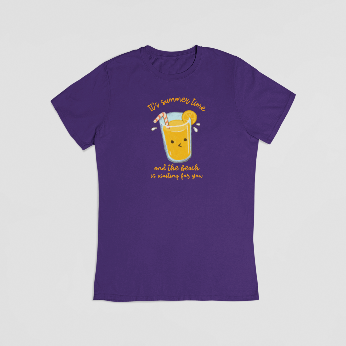 It’s summer time lilla T-shirt