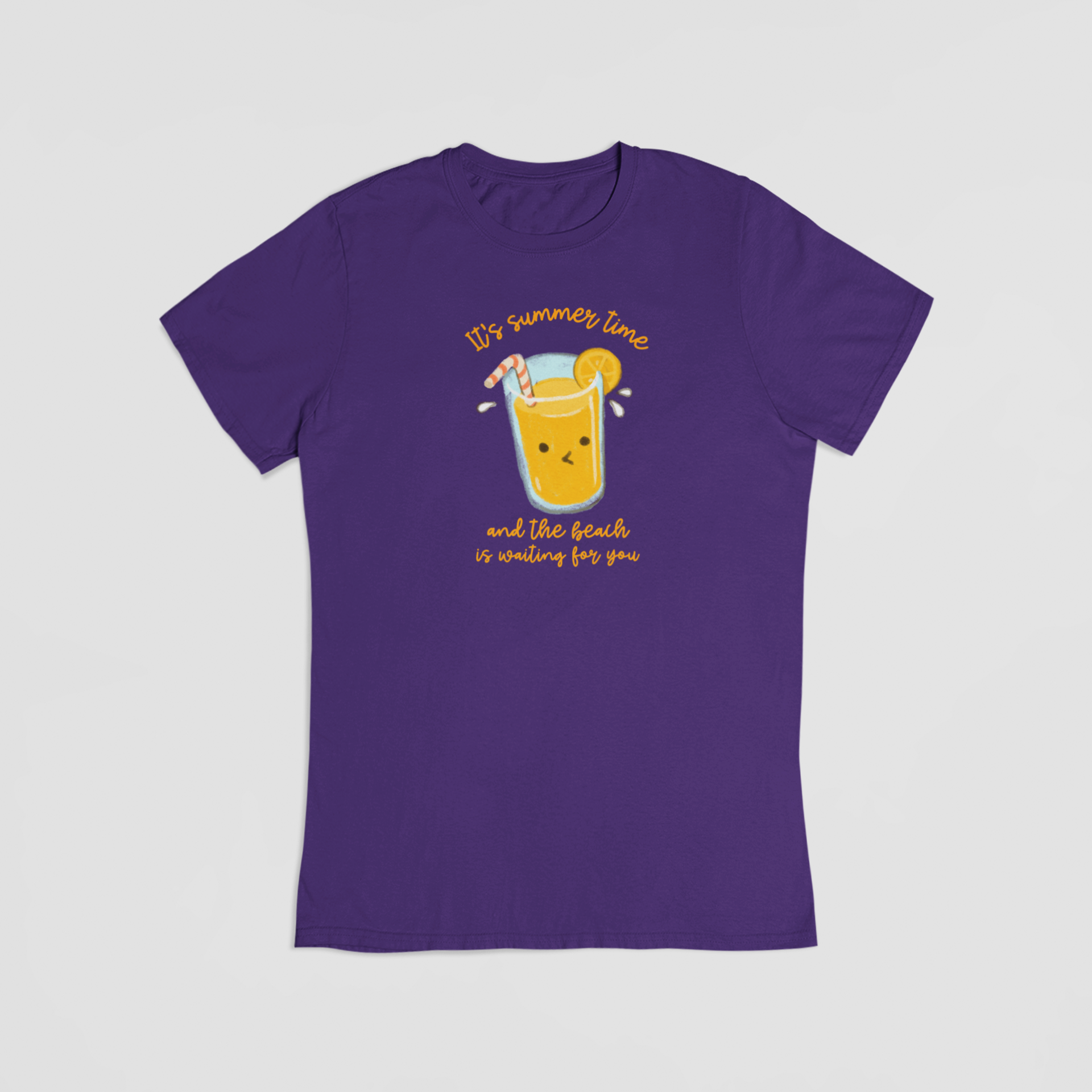 It’s summer time lilla T-shirt