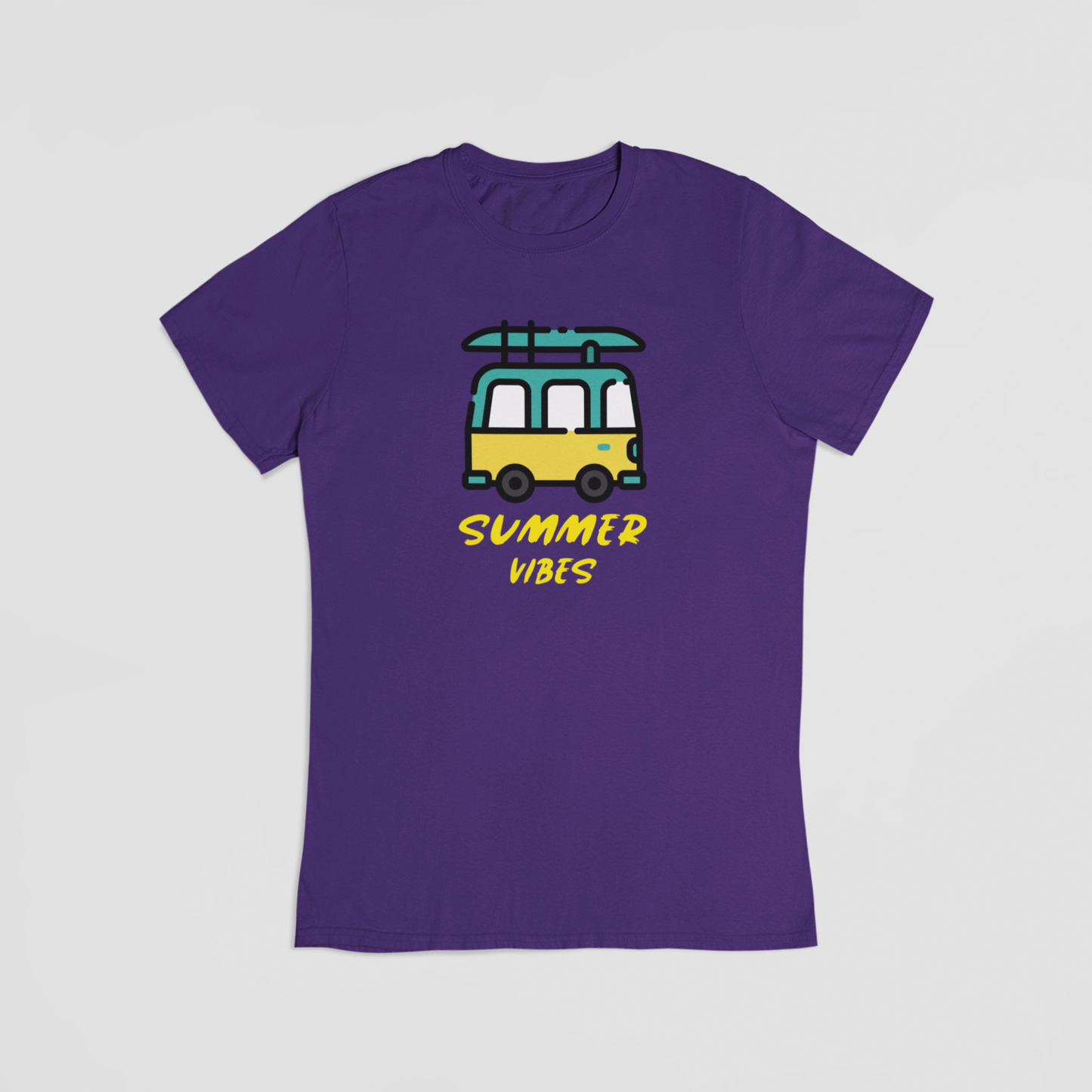 Summer vibes lilla T-shirt