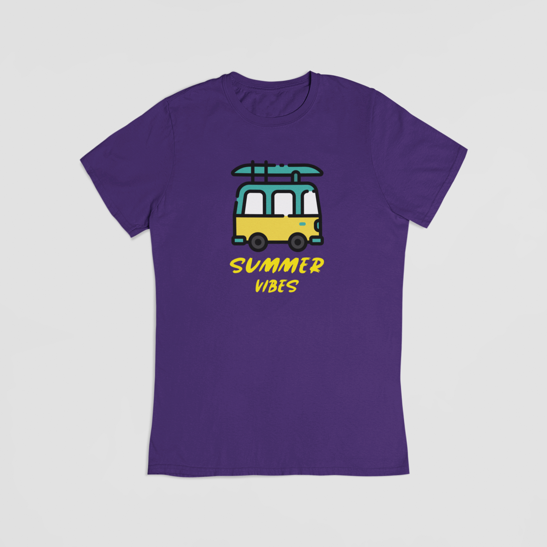 Summer vibes lilla T-shirt