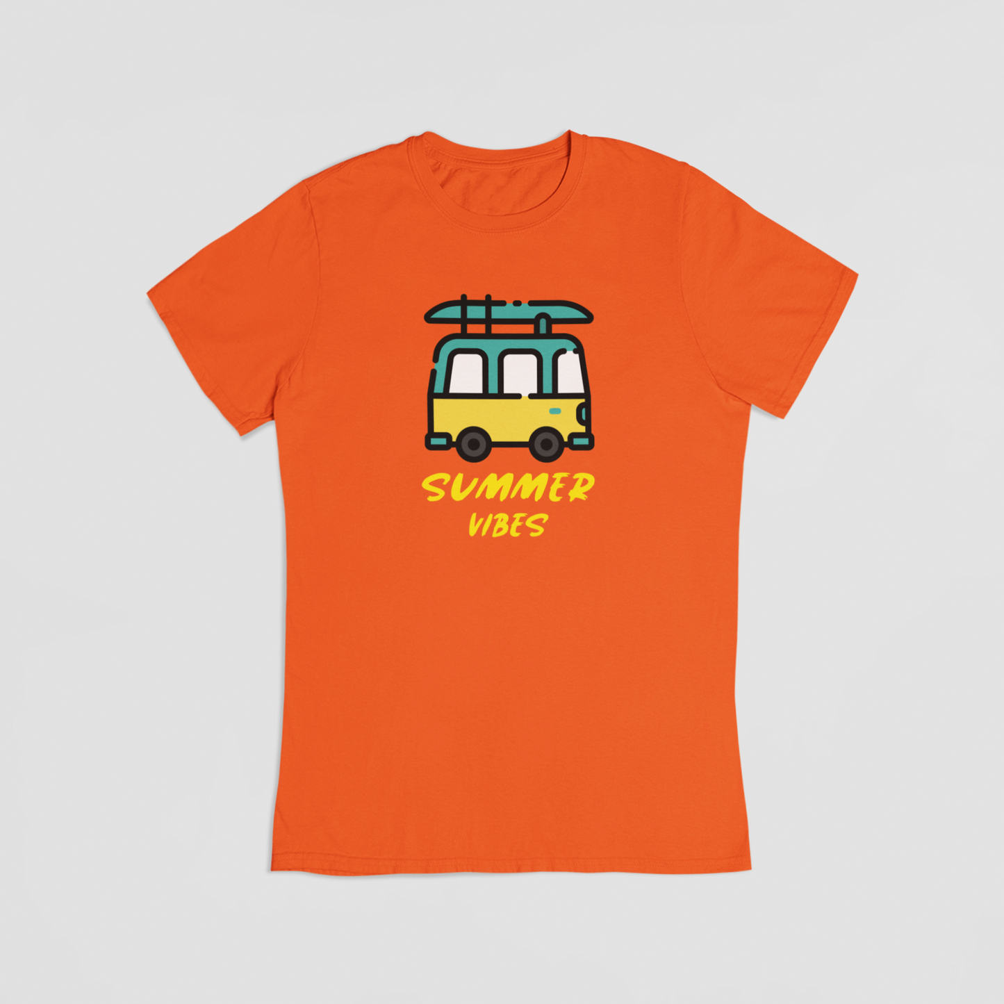 Summer vibes orange T-shirt