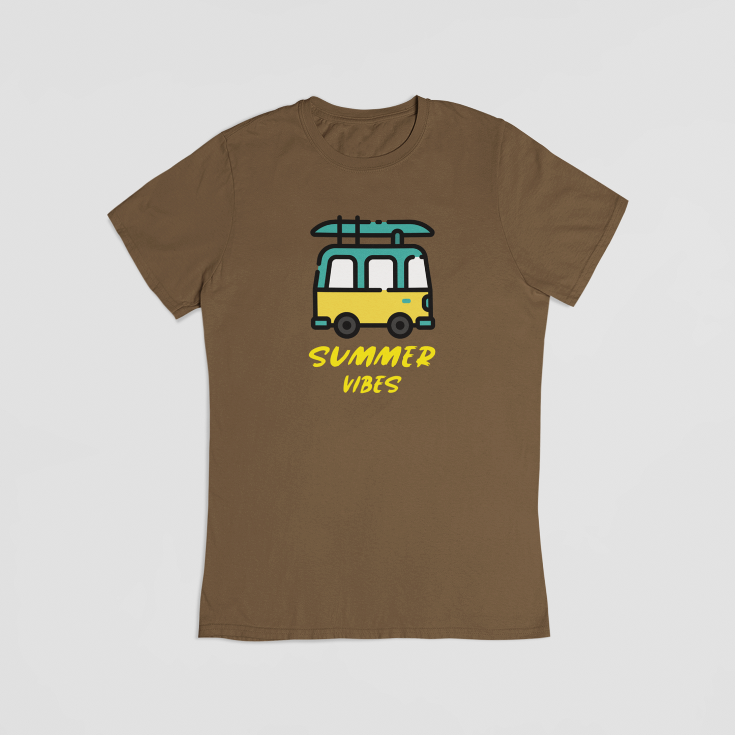 Summer vibes brun T-shirt