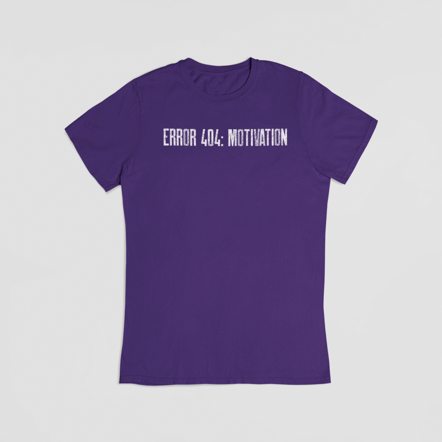 Error 404: motivation lilla T-shirt