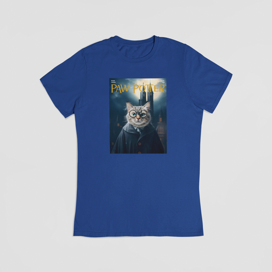 Paw potter blå T-shirt