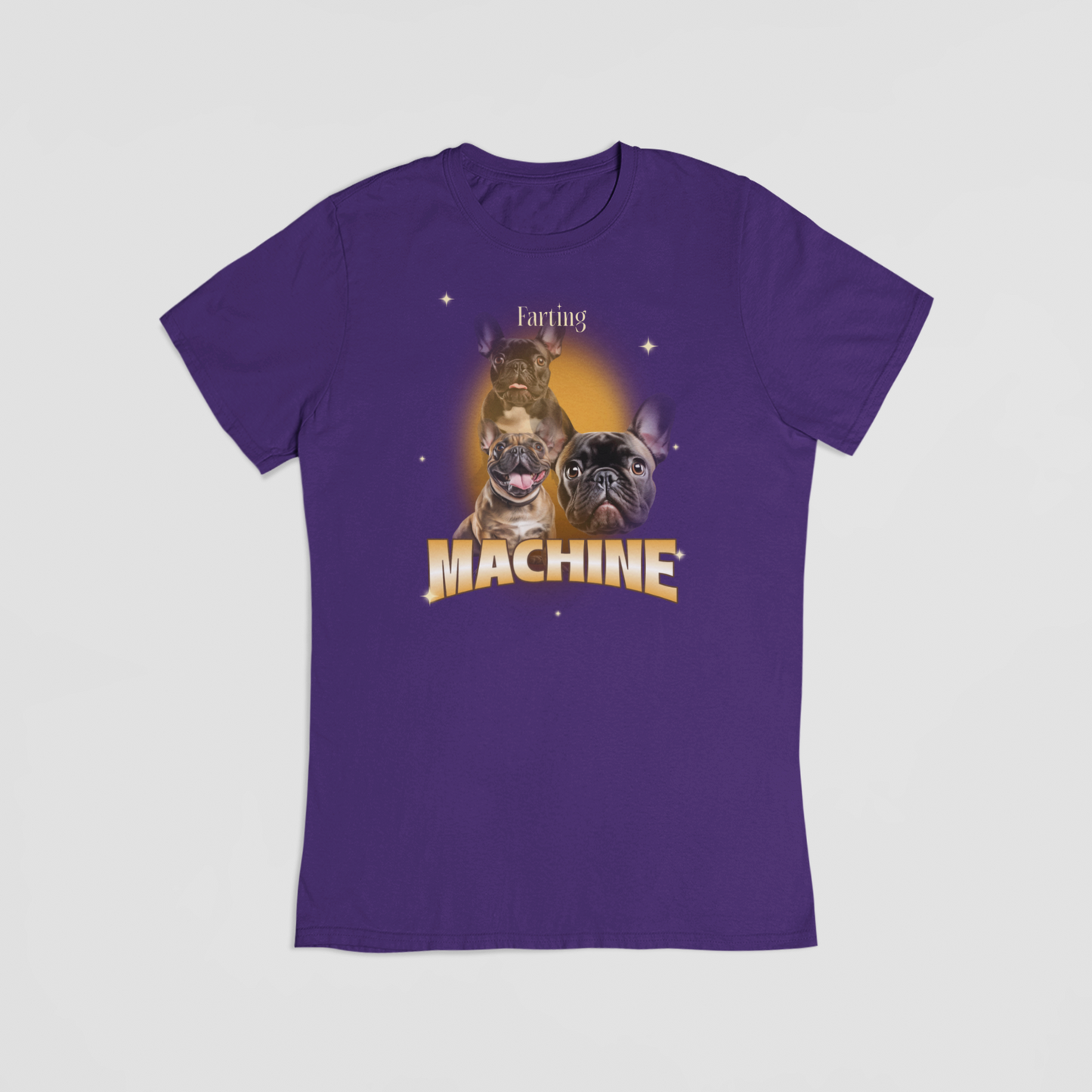 Farting machine lilla T-shirt