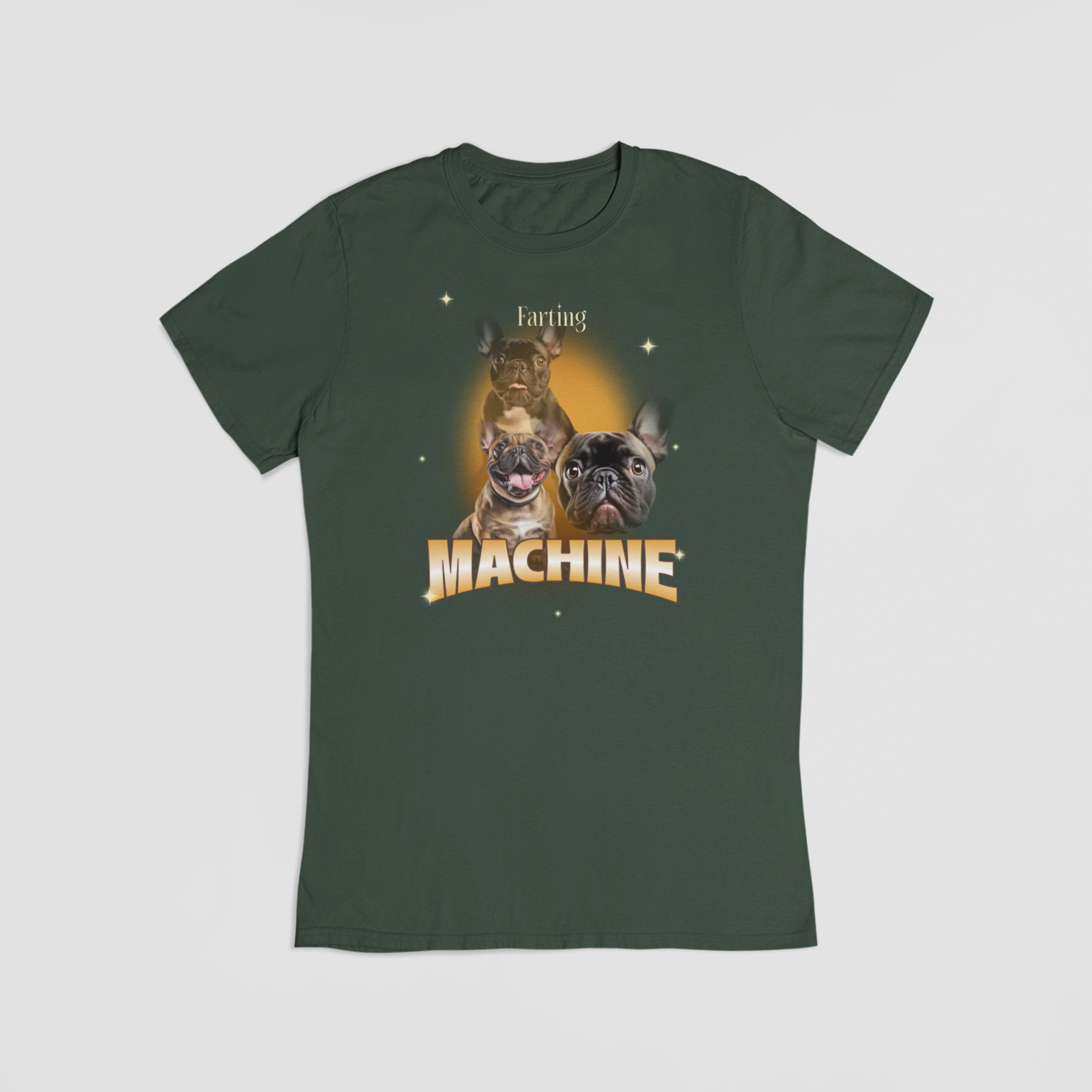 Farting machine grøn T-shirt