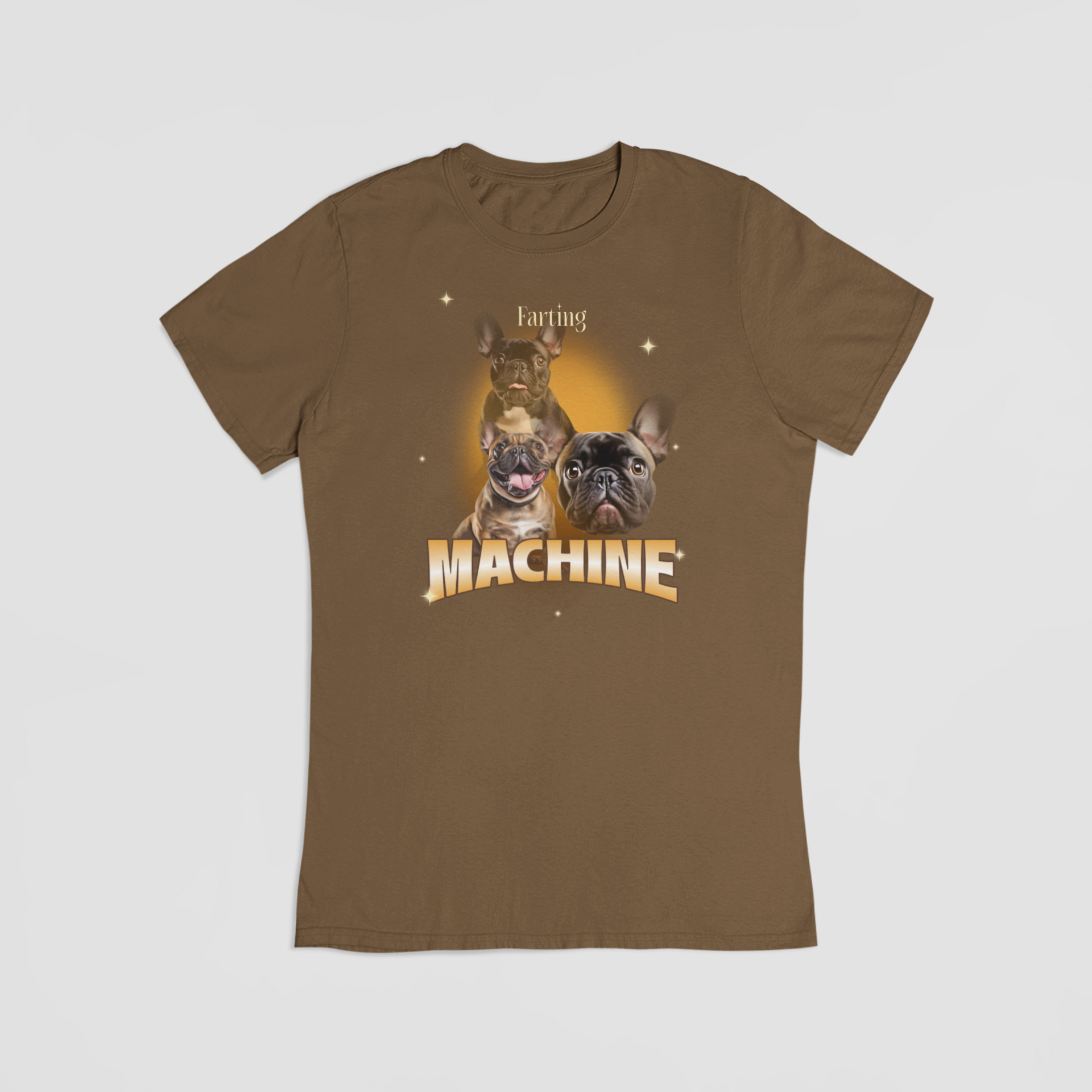 Farting machine brun T-shirt