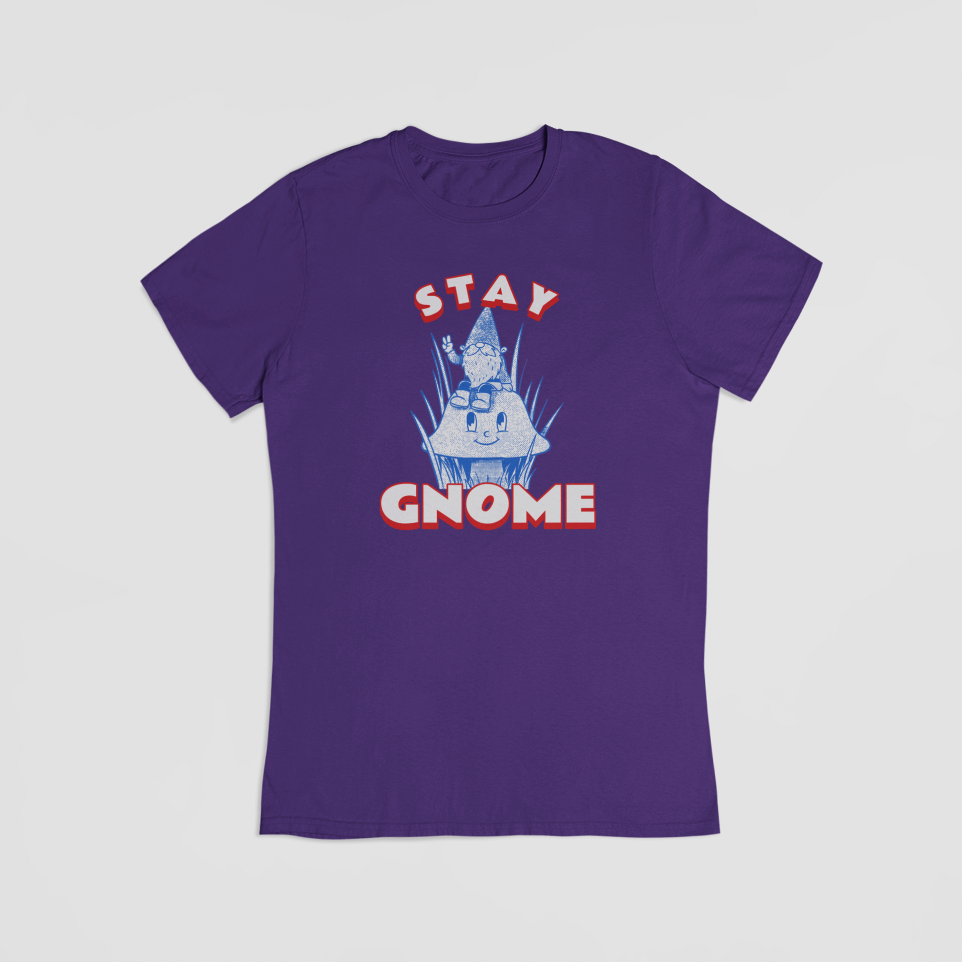 Stay gnome lilla T-shirt