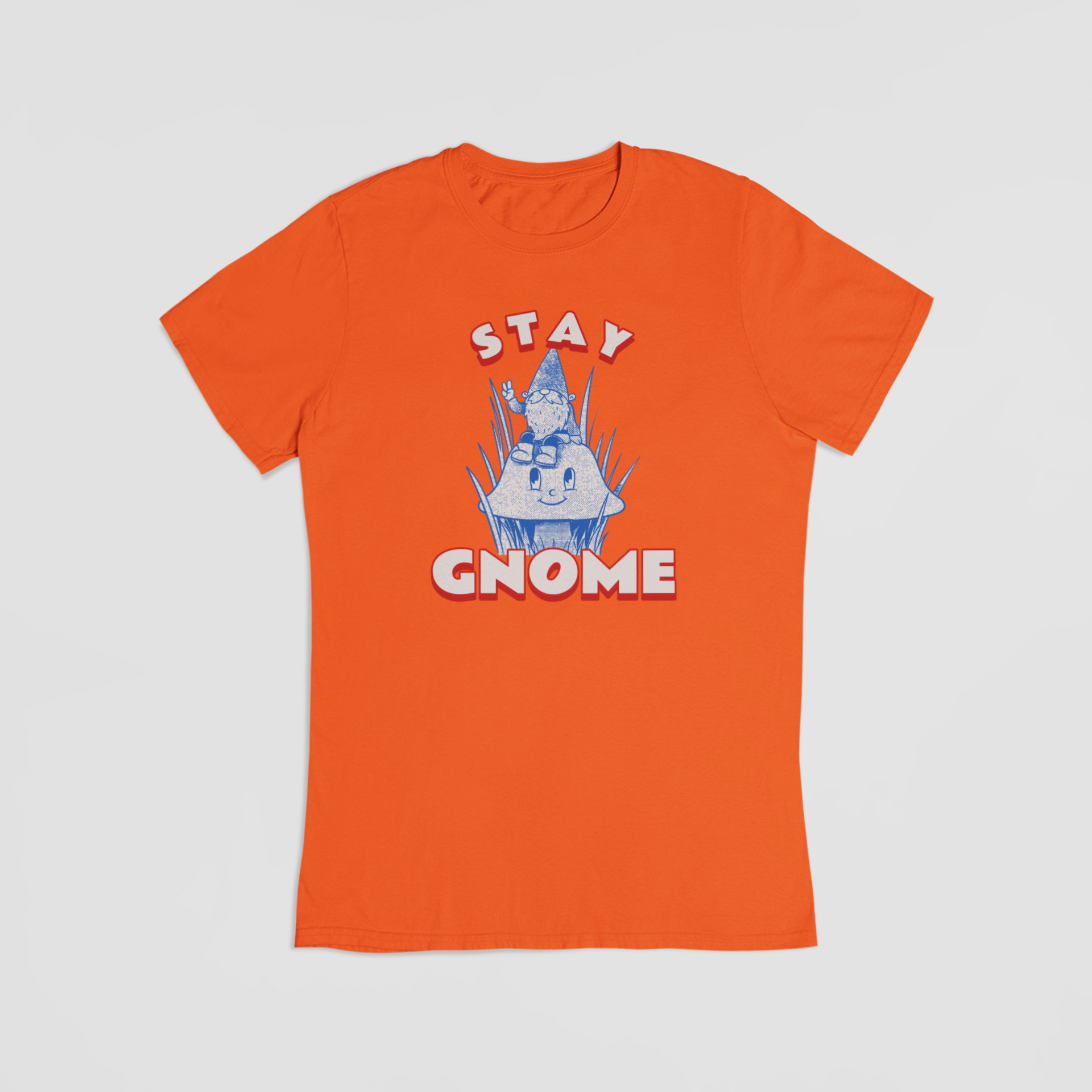 Stay gnome orange T-shirt
