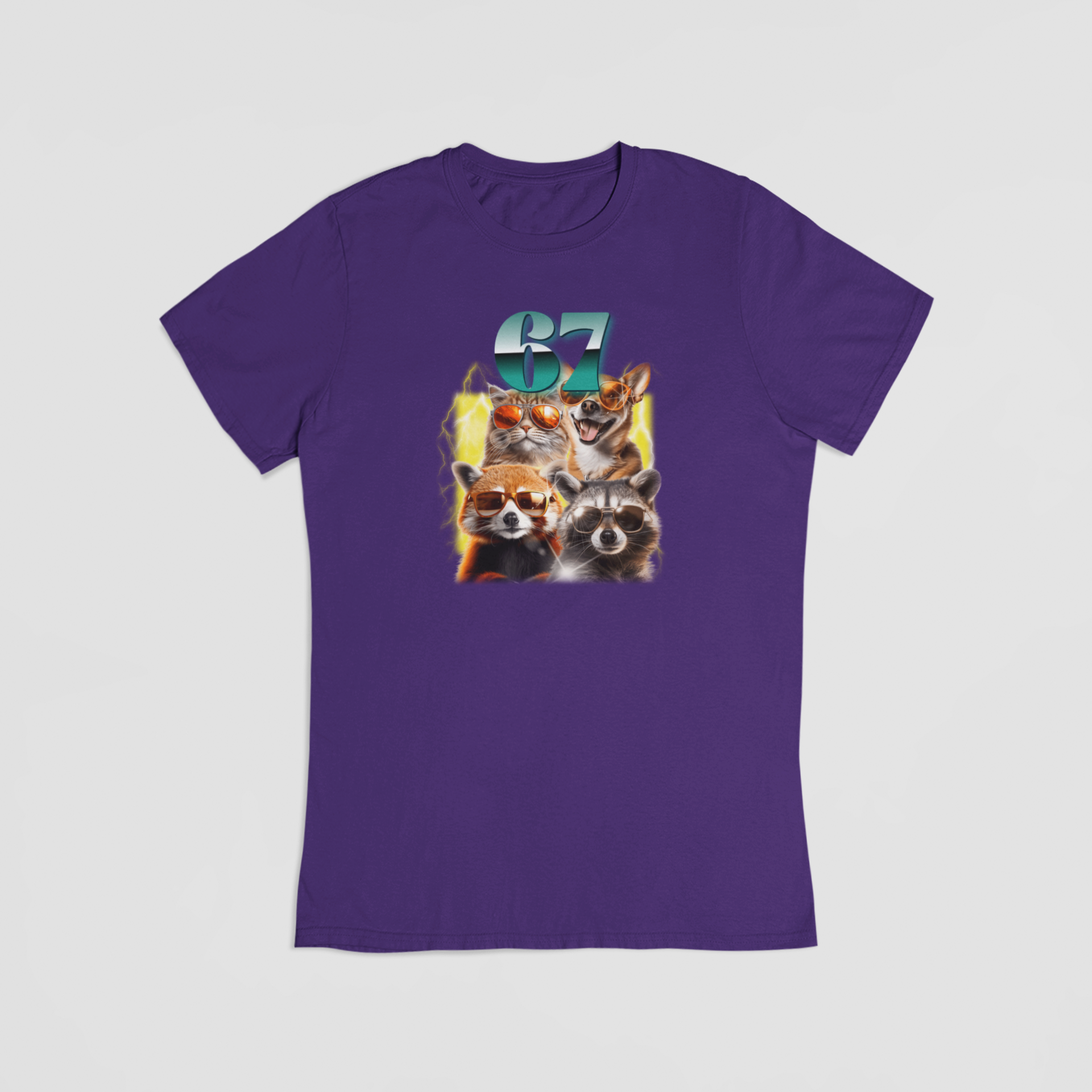 6-7 lilla T-shirt