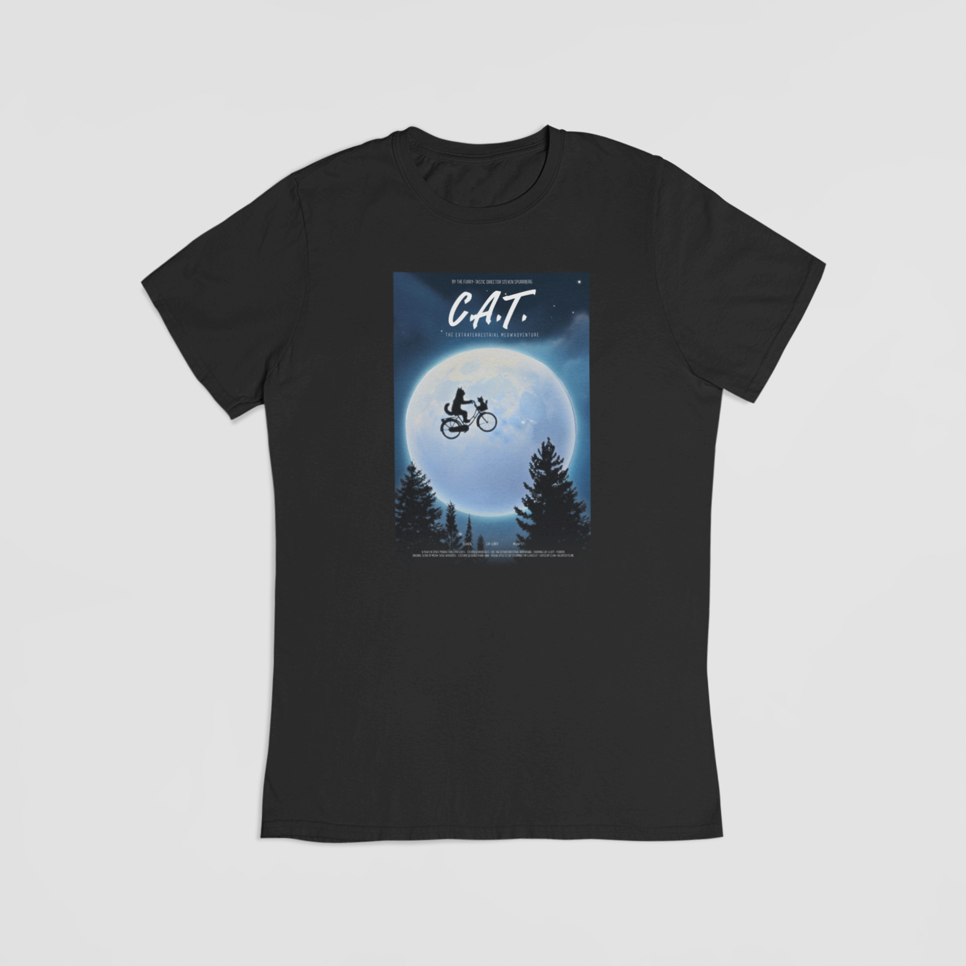 E.T. cat sort T-shirt