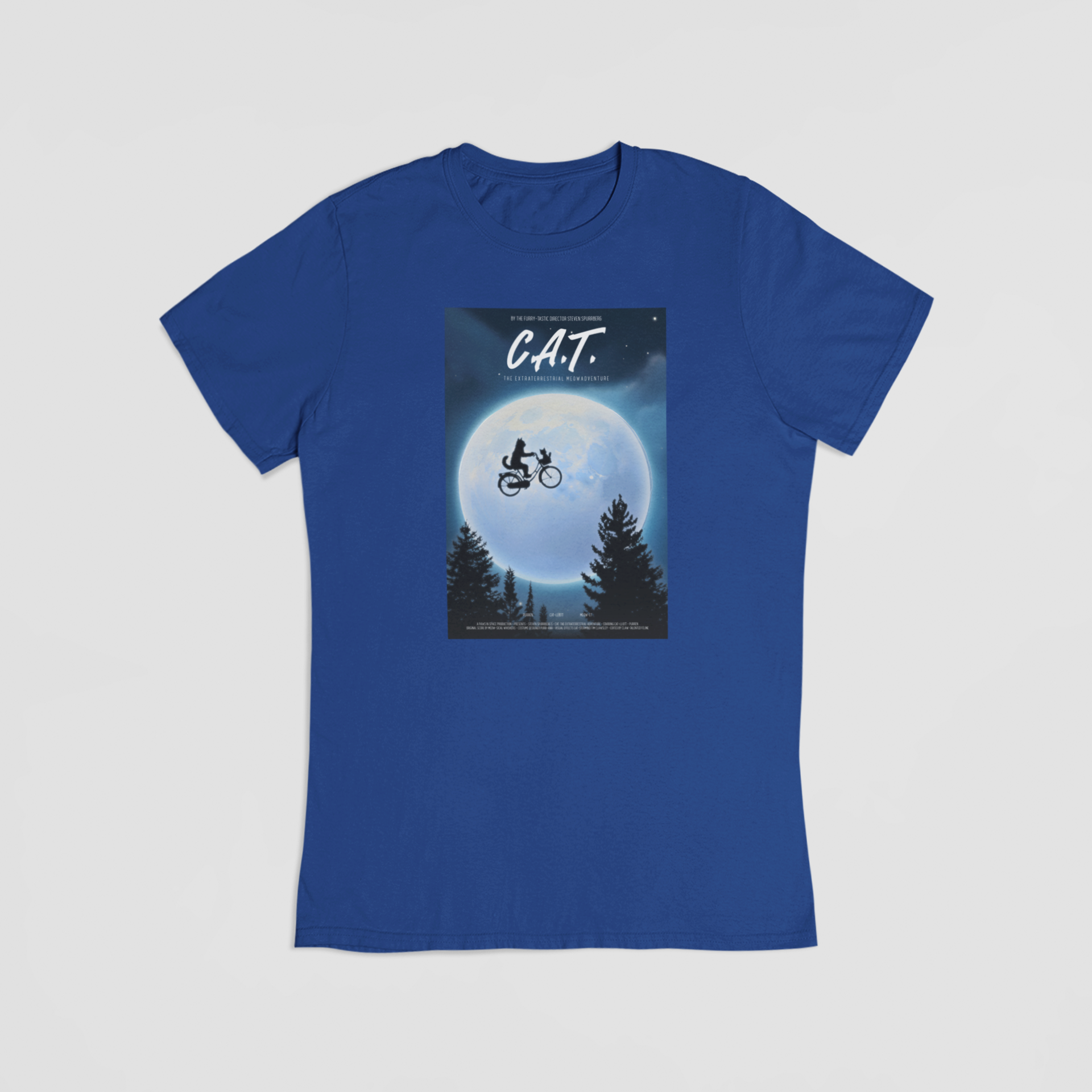 E.T. cat blå T-shirt