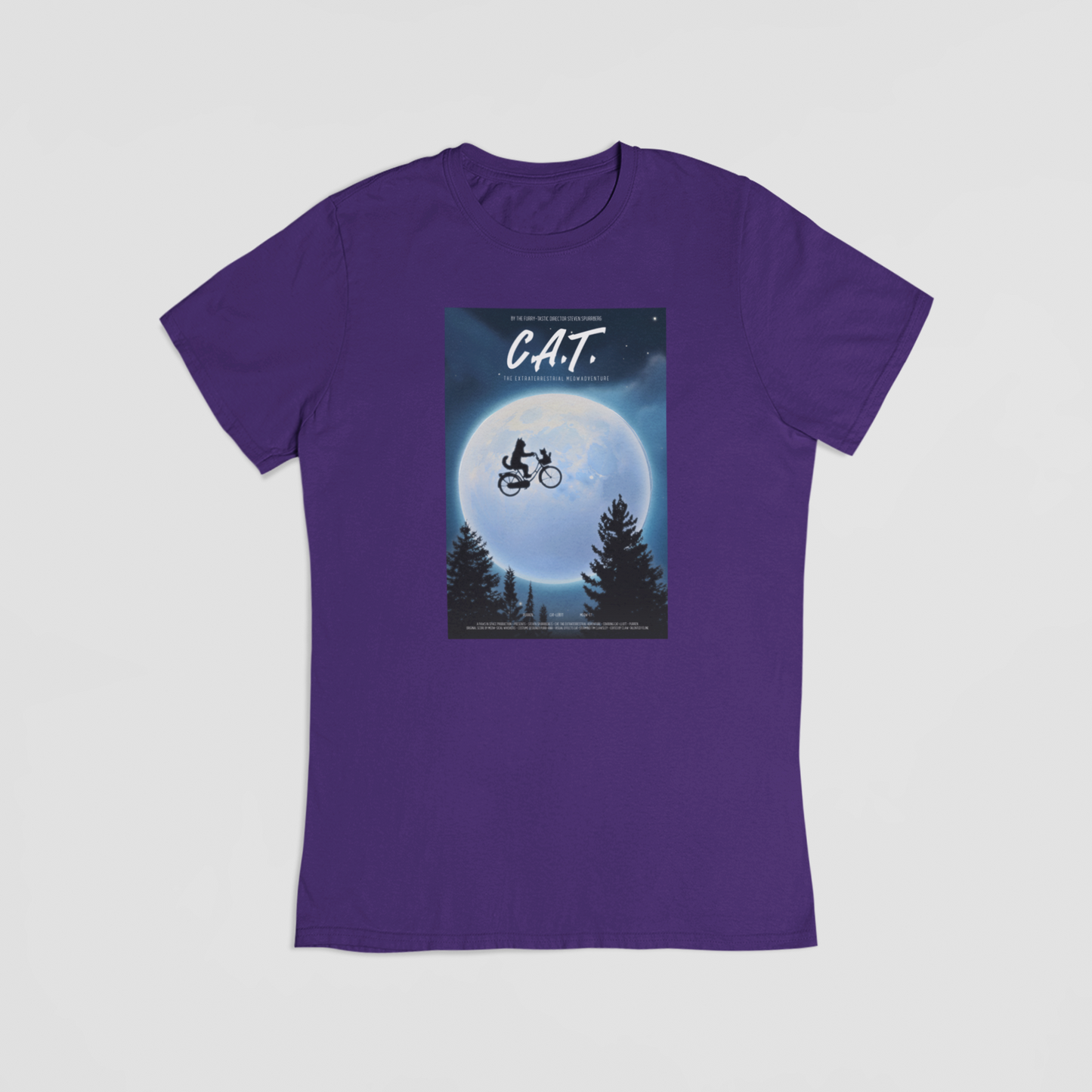 E.T. cat lilla T-shirt