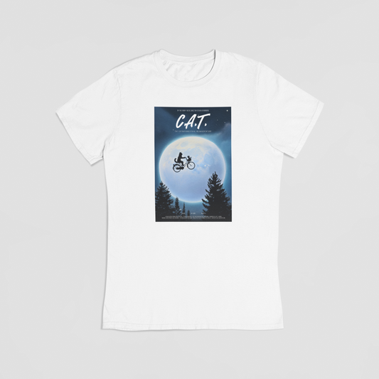 E.T. cat hvid T-shirt
