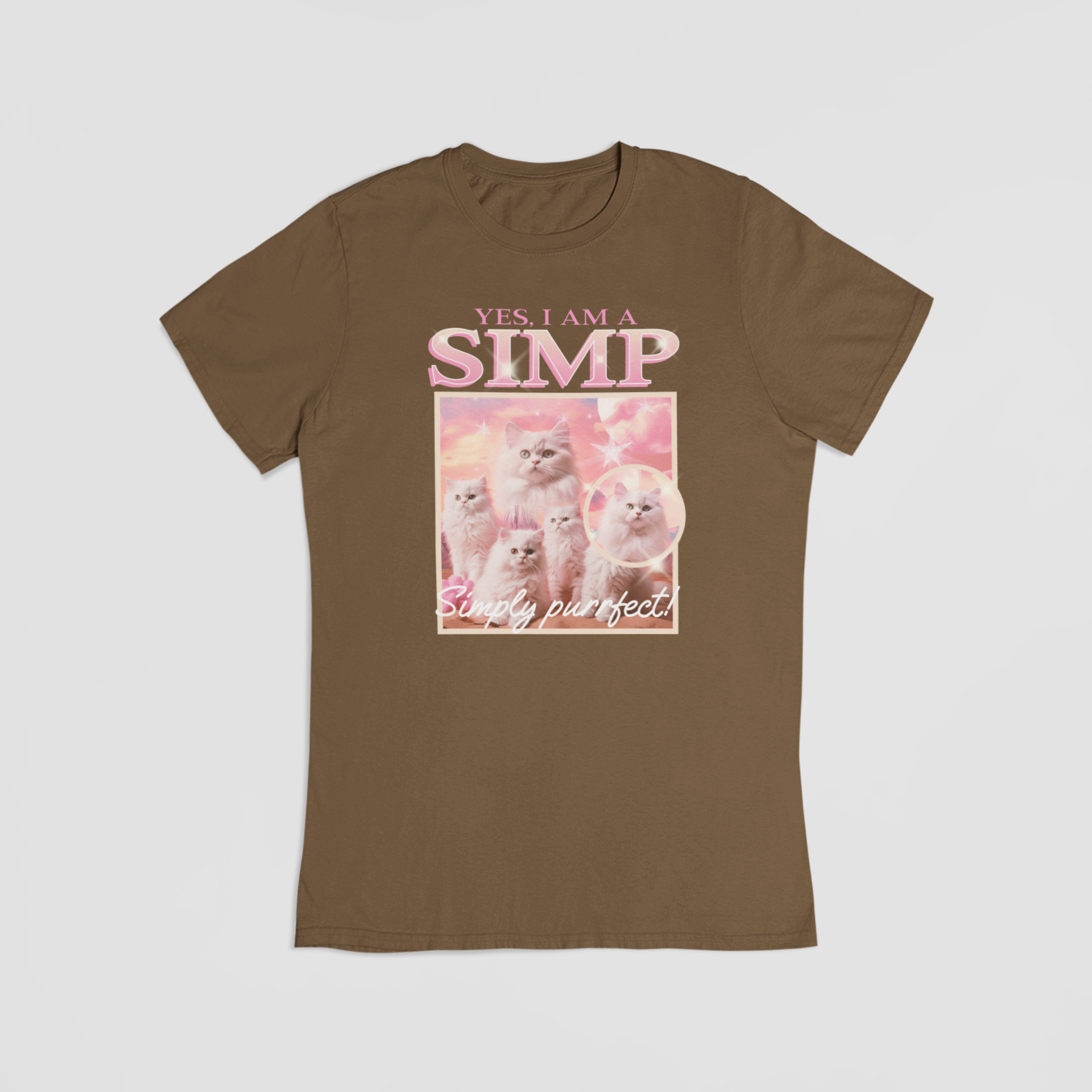 Yes i am a simp brun T-shirt
