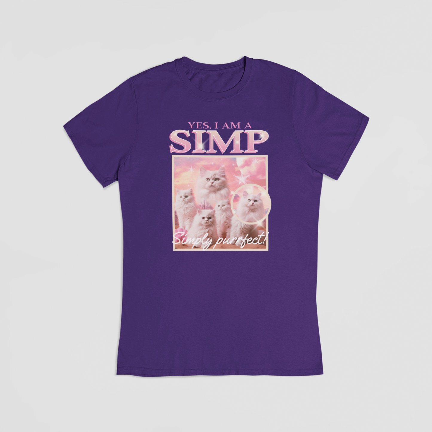 Yes i am a simp lilla T-shirt