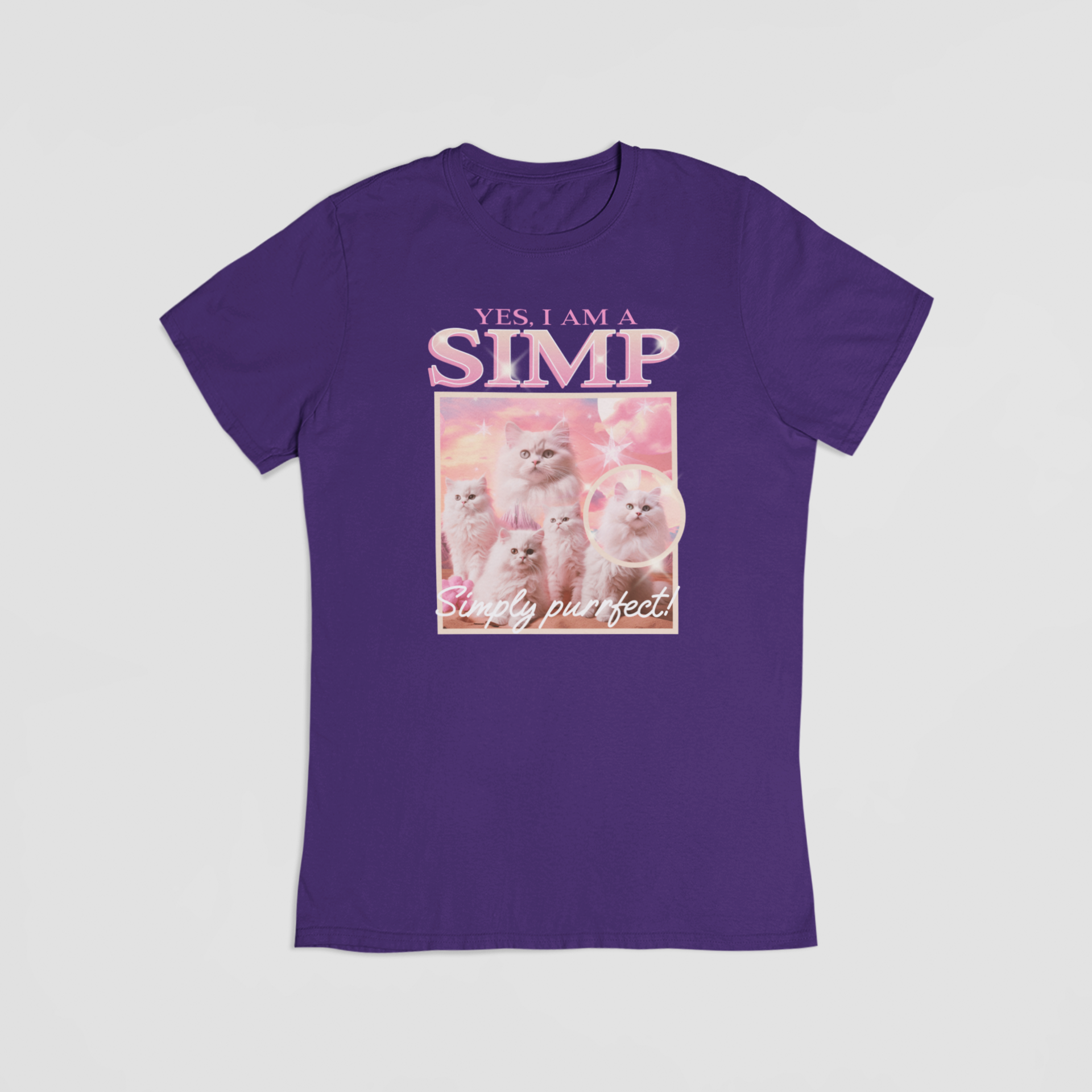 Yes i am a simp lilla T-shirt