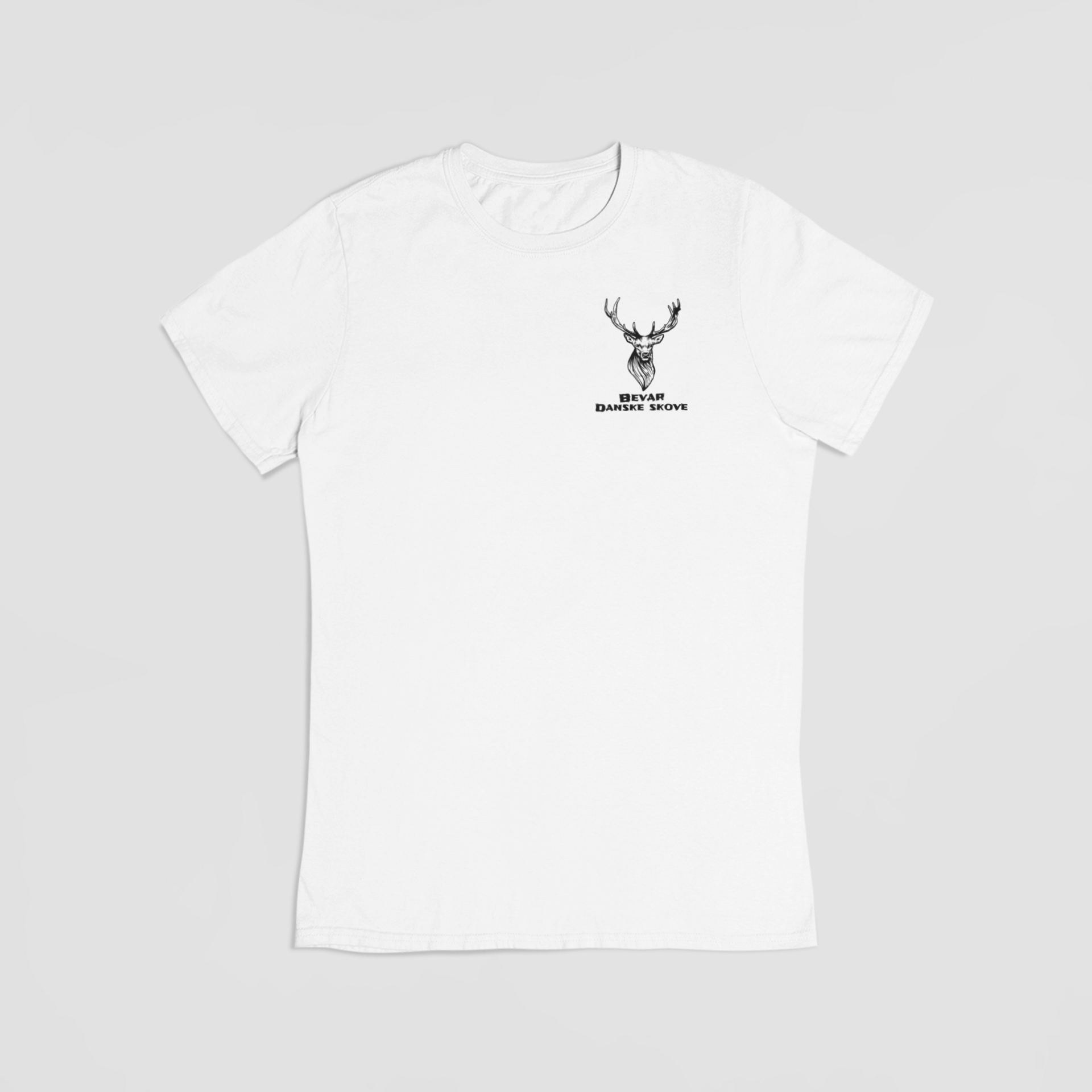 Bevar danske skove hvid T-shirt