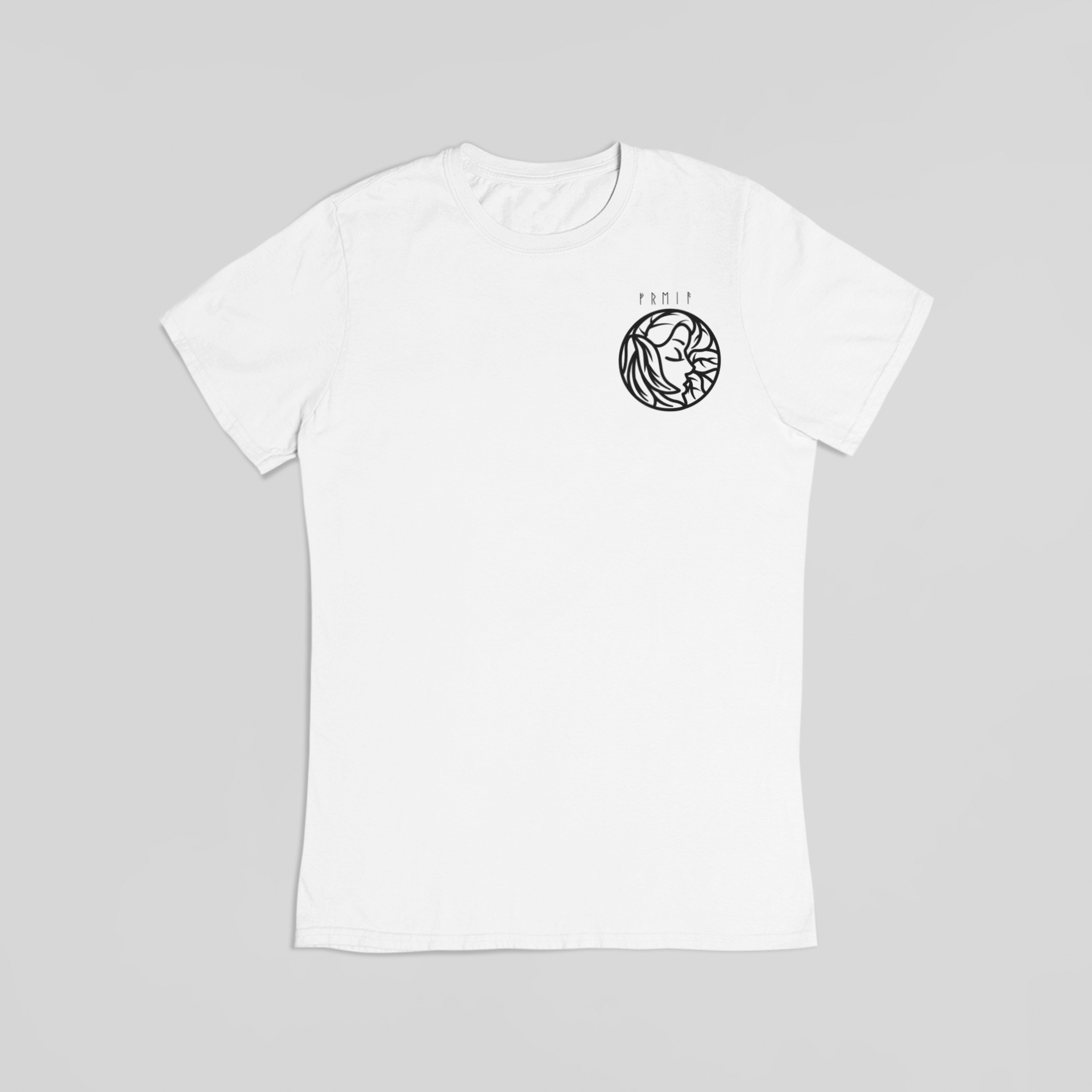 Freja blå hvid - T-shirt