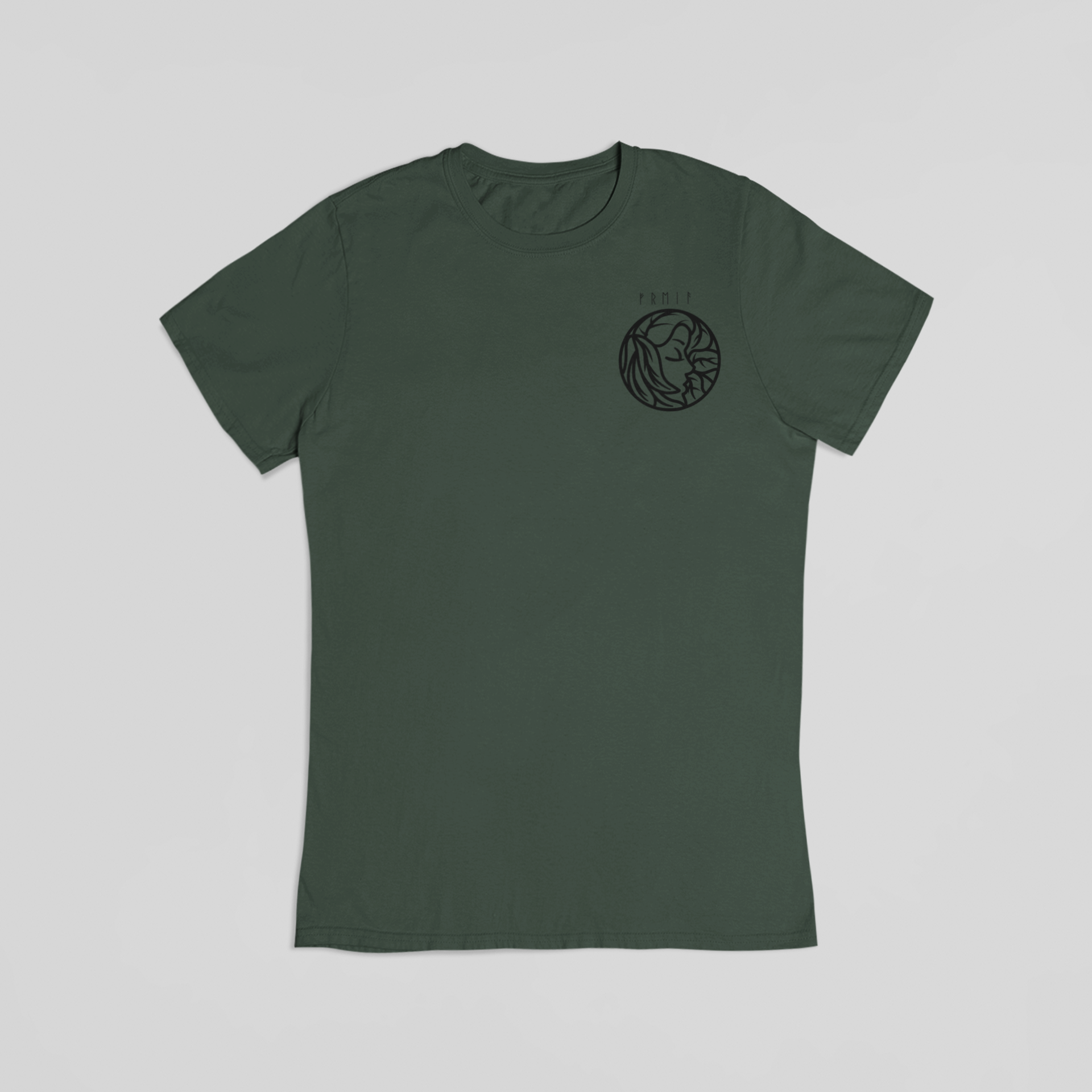 Freja blå grøn - T-shirt