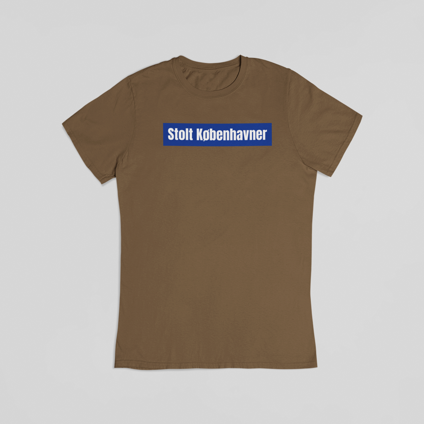 Stolt Københavner brun T-shirt