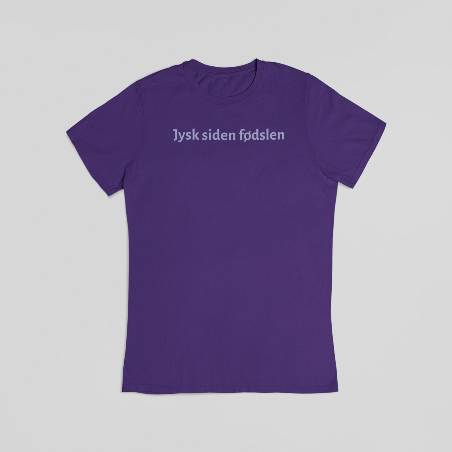 Jysk siden fødslen lilla T-shirt 