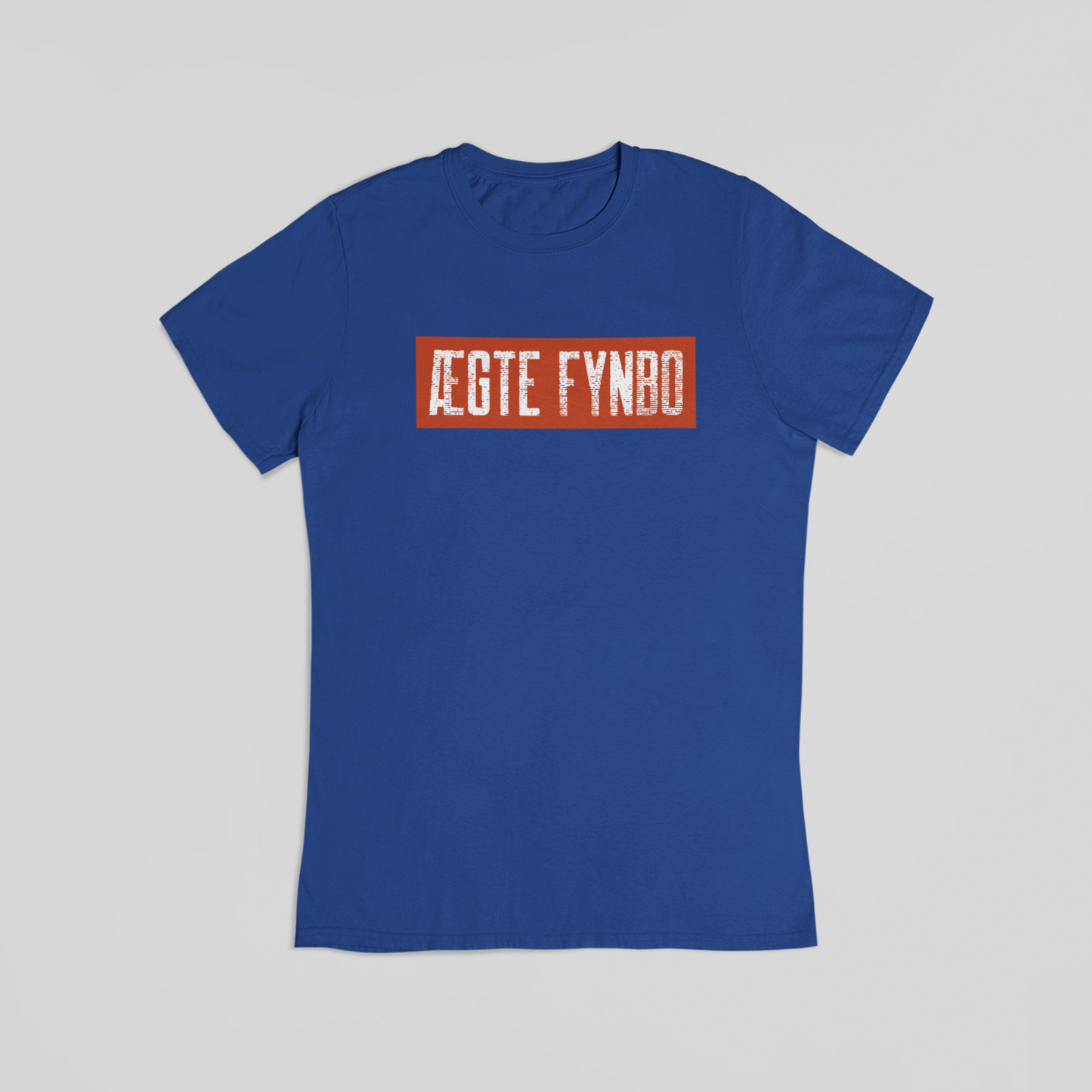 ÆGTE FYNBO blå T-shirt