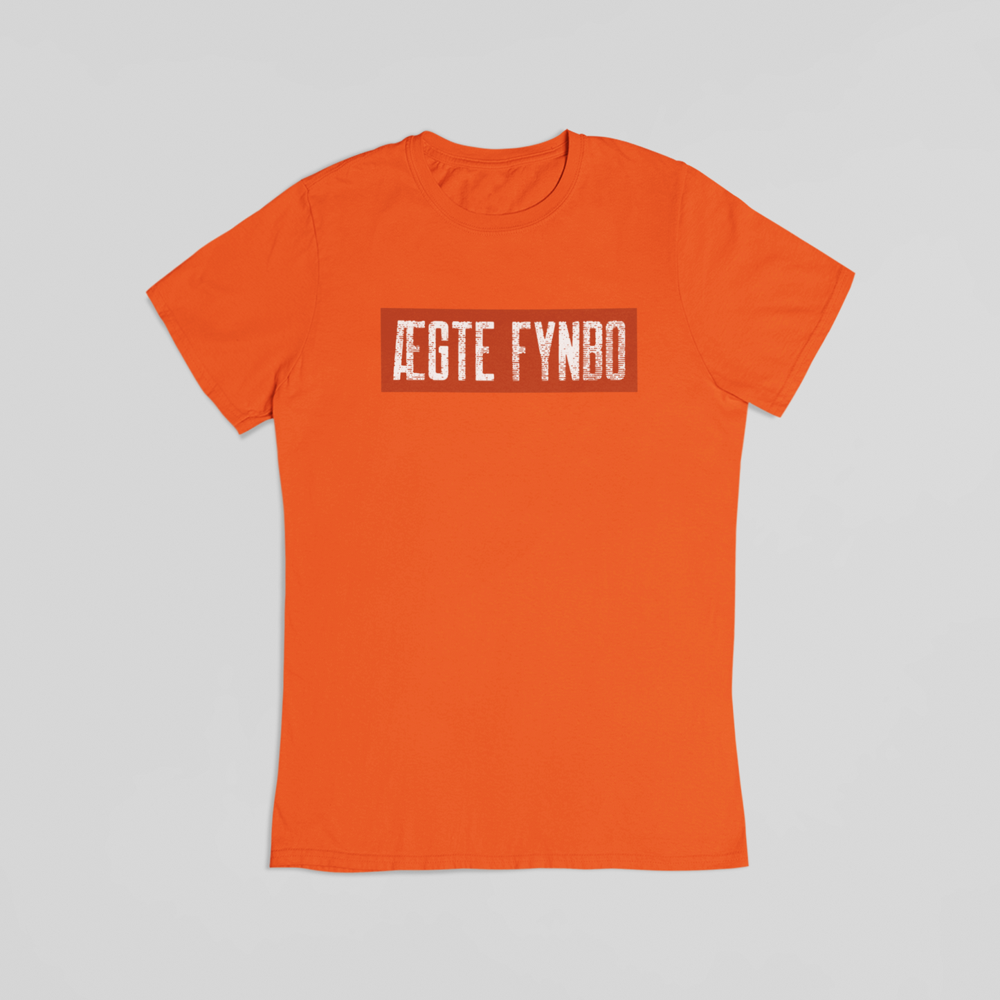 ÆGTE FYNBO orange T-shirt