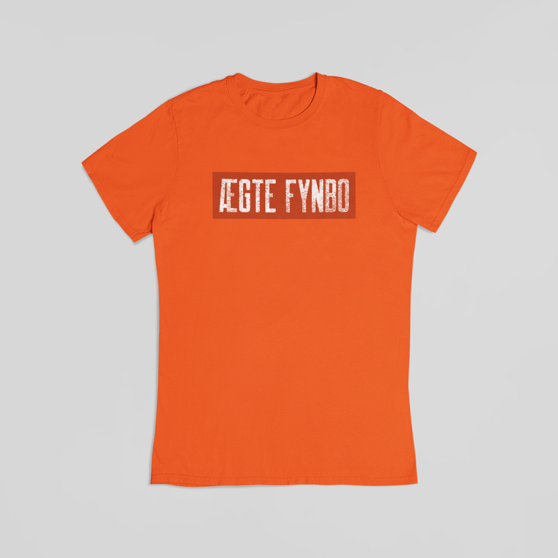 ÆGTE FYNBO orange T-shirt