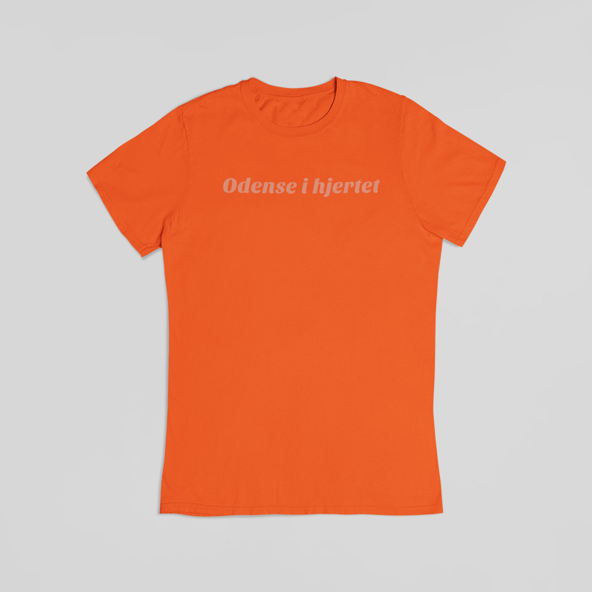 Odense i hjertet orange T-shirt