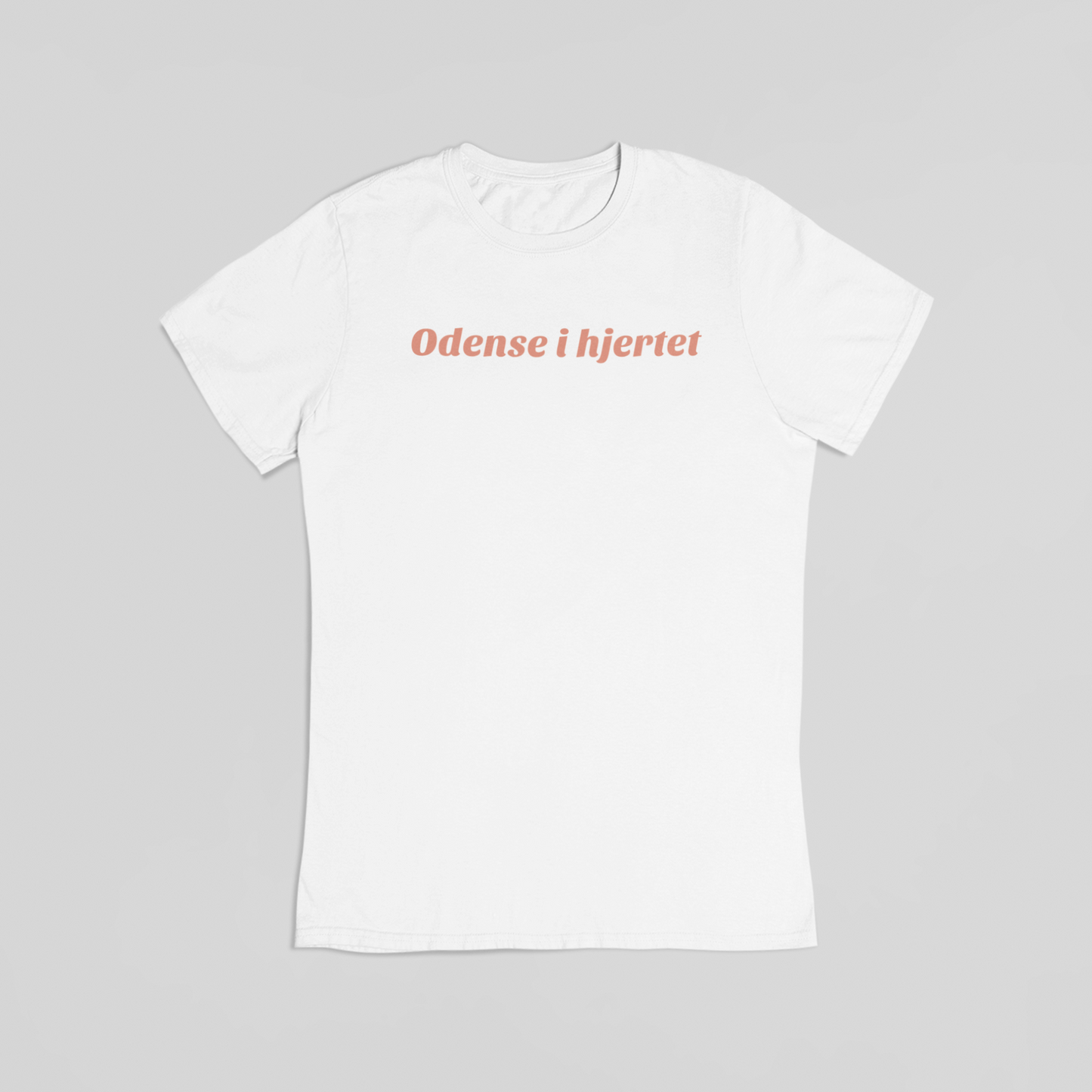 Odense i hjertet hvid T-shirt