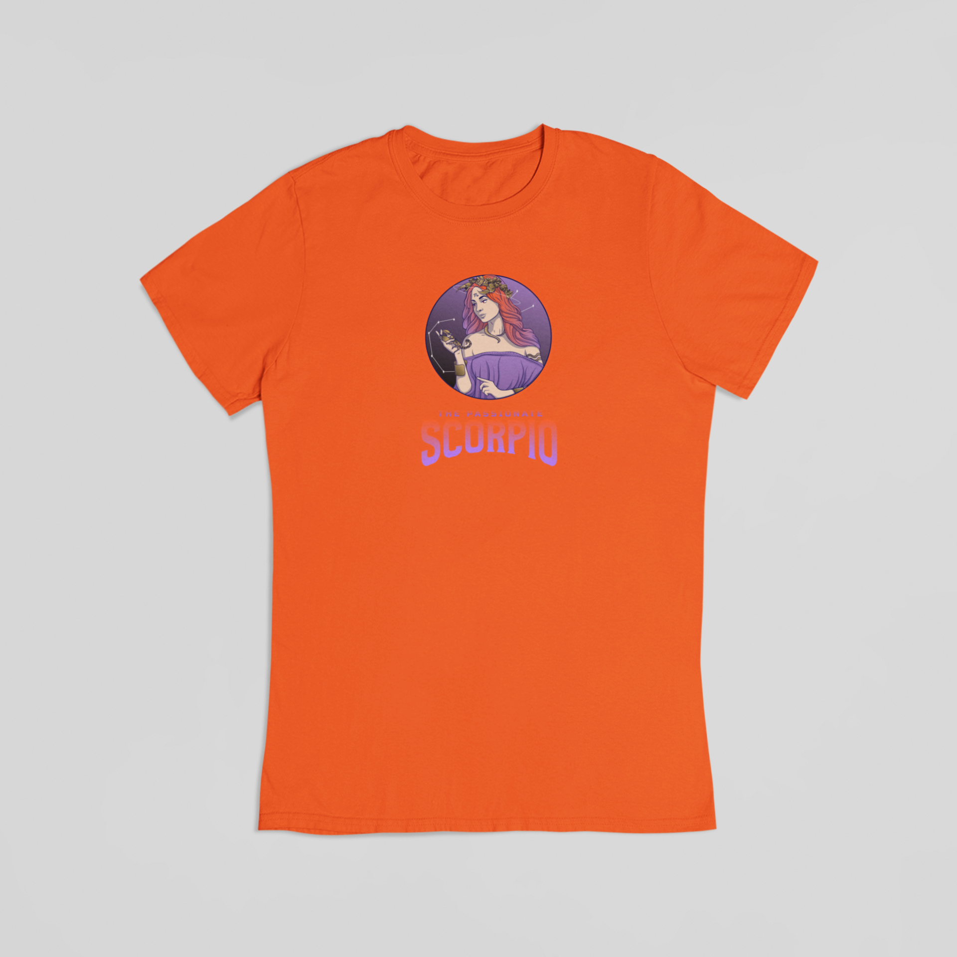 Scorpio orange T-shirt