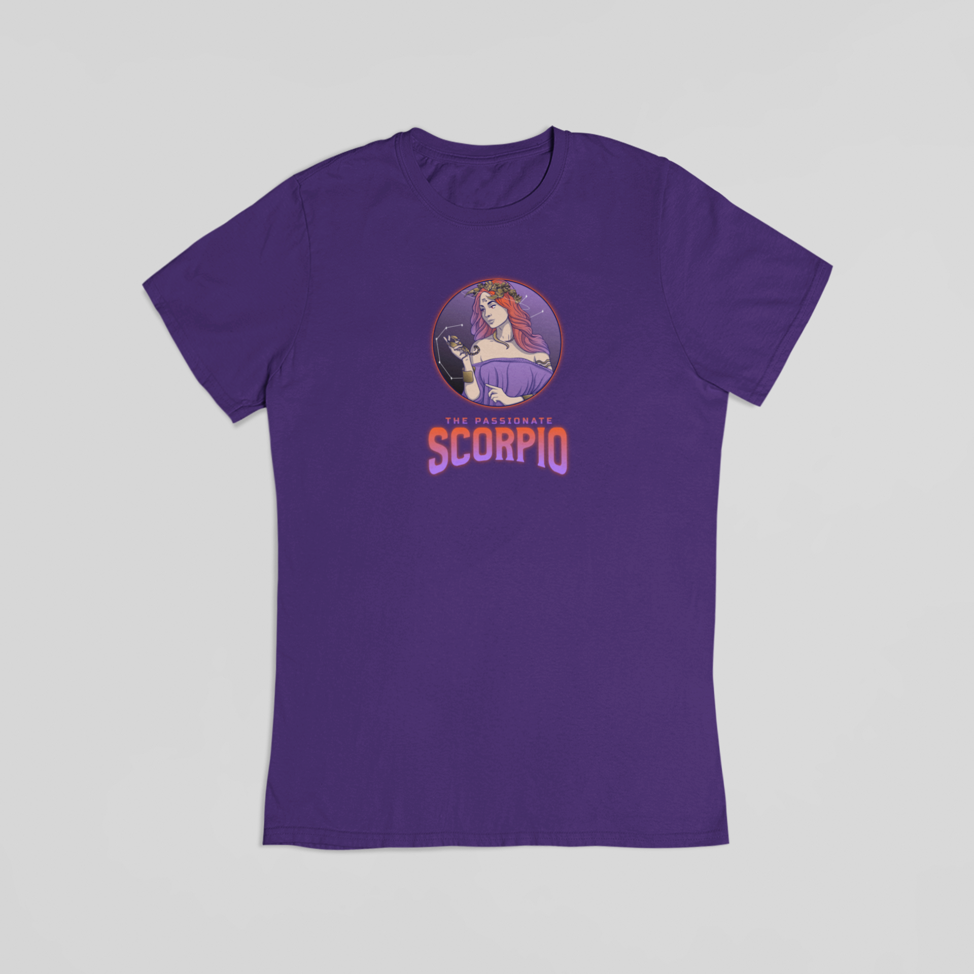 Scorpio lilla T-shirt