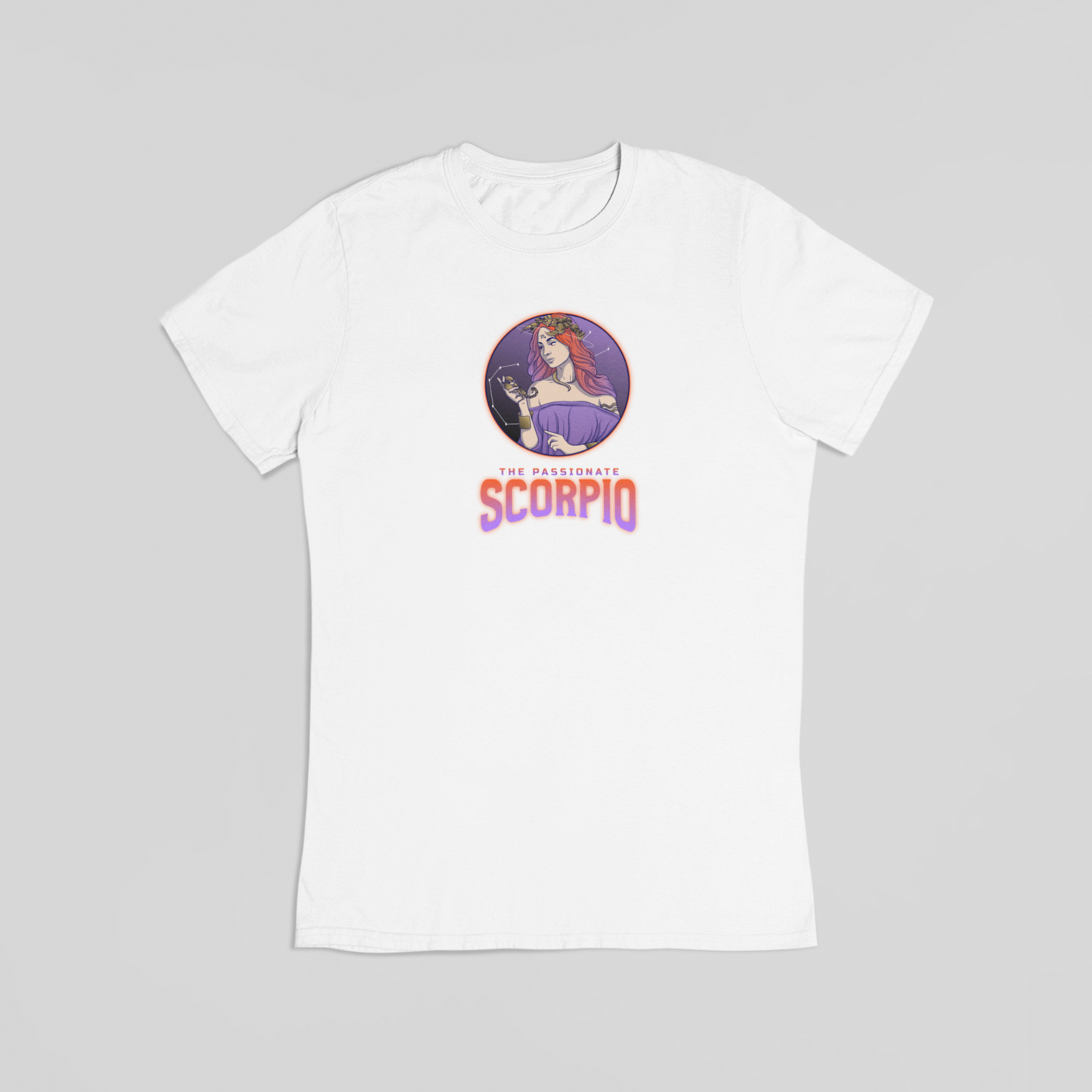 Scorpio hvid T-shirt