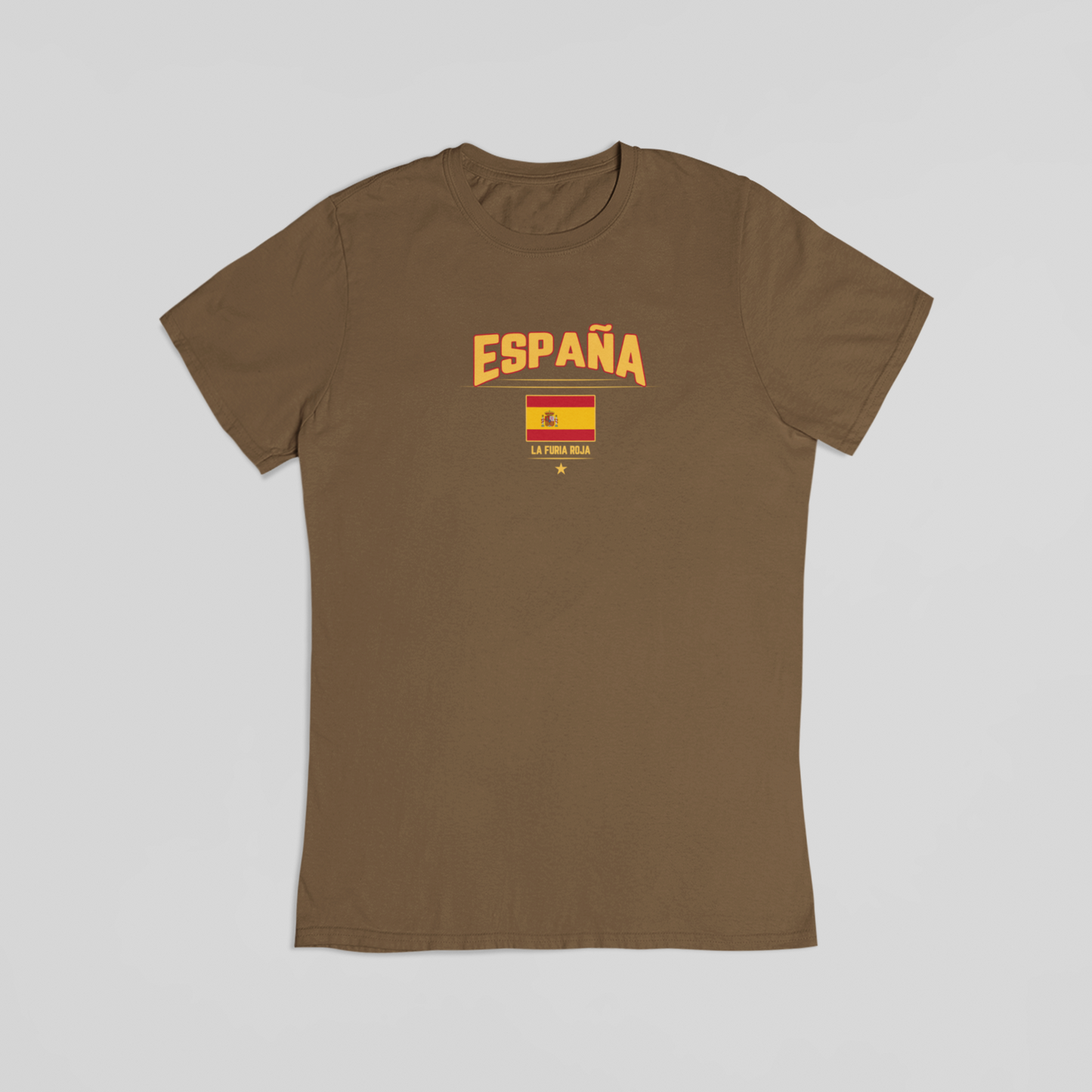 Espana la furia roja brun T-shirt